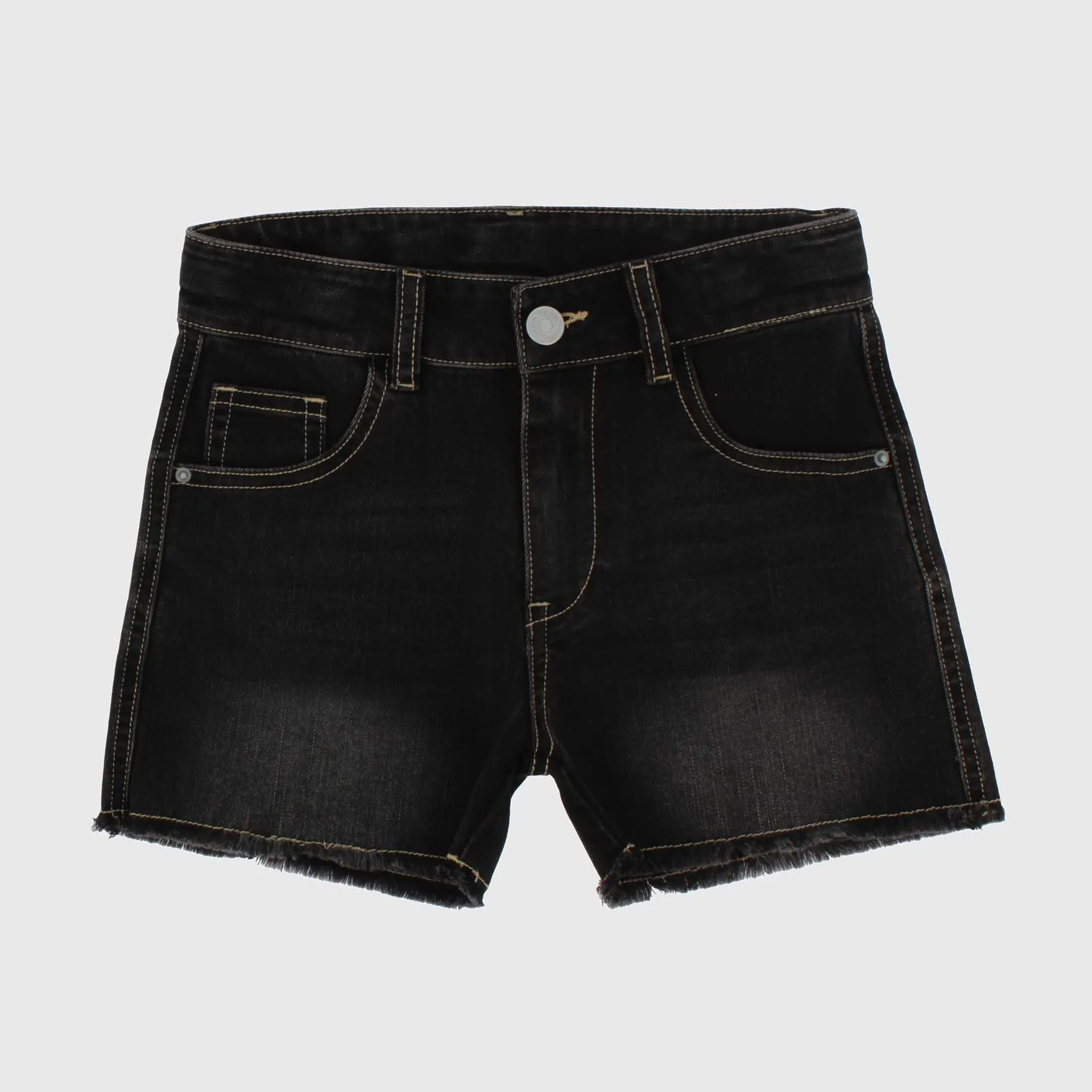 Shorts in jersey da Bambina, NERO