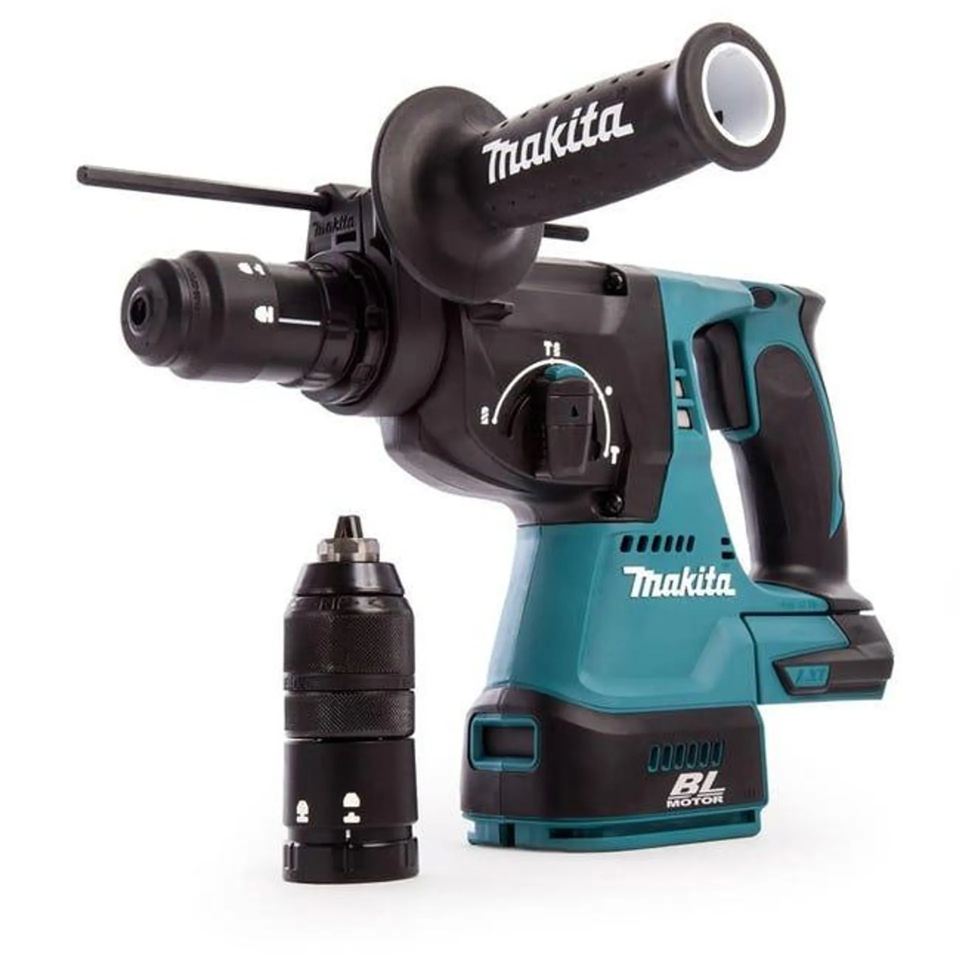 Makita DHR 243 Z 18 V Li-Ion Perforateur-buriner sans fil Brushless - sans Accessoires, sans Batterie, sans Chargeur