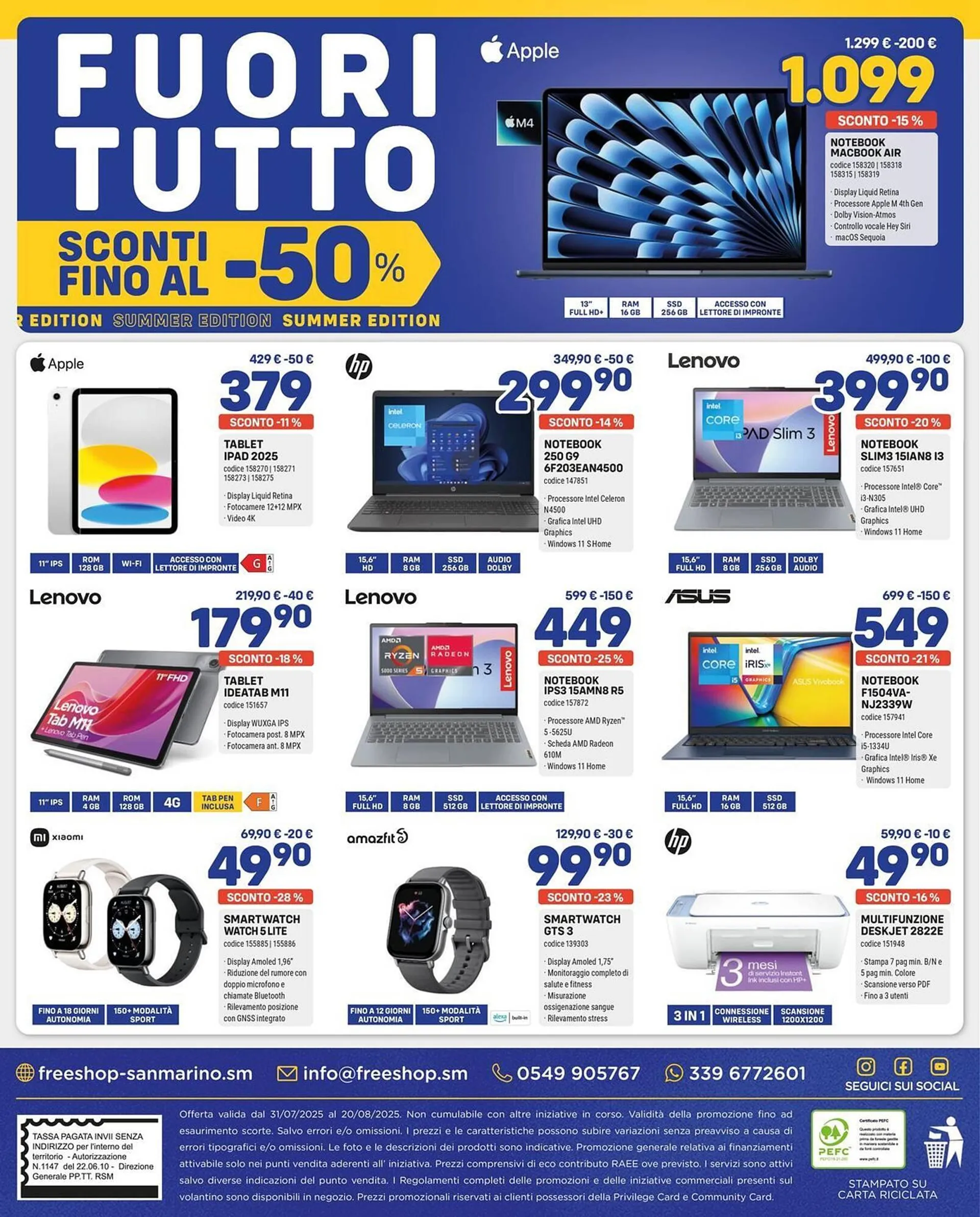 Volantino FreeShop da 31 luglio a 20 agosto di 2025 - Pagina del volantino 8