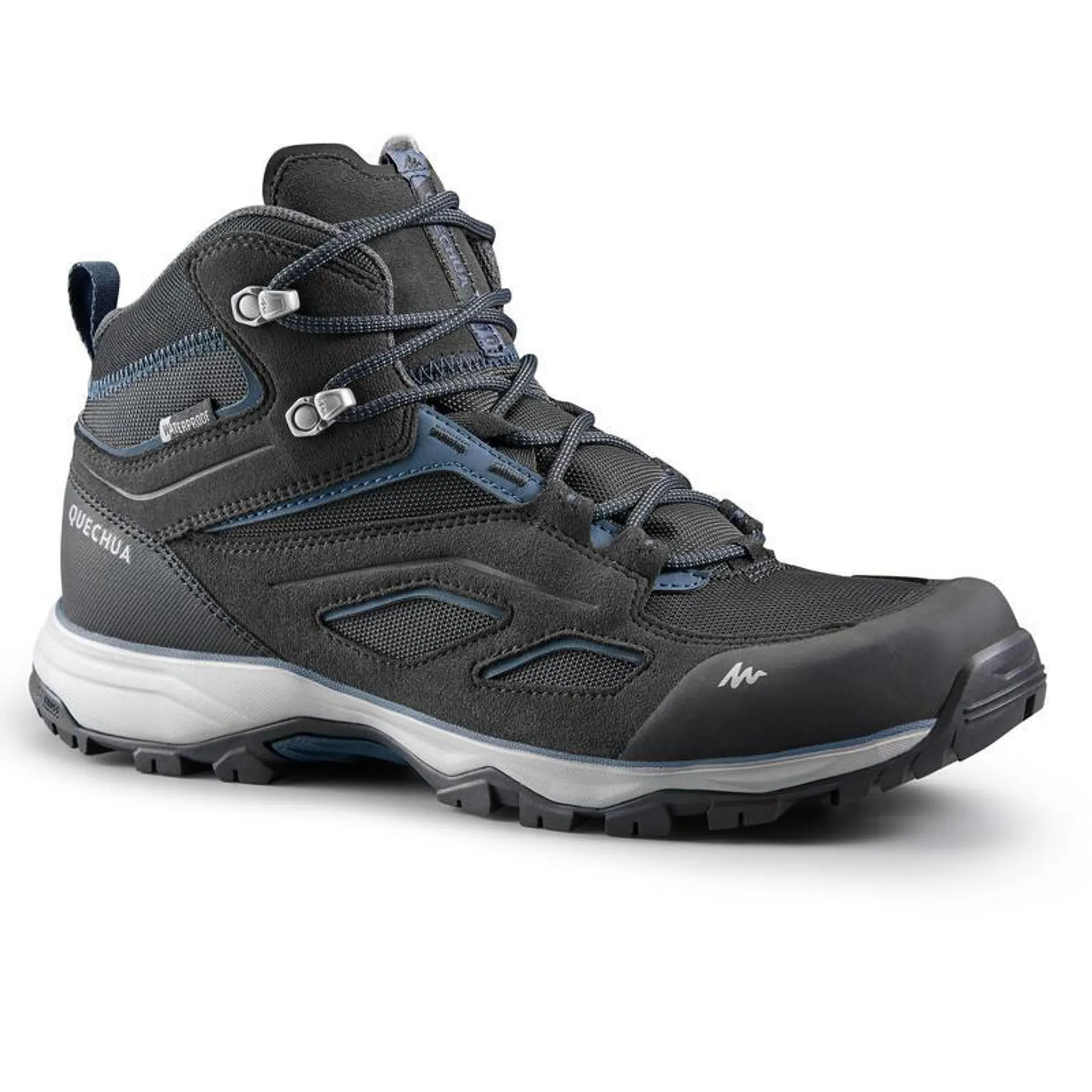 Scarpe trekking uomo MH100 impermeabili nere