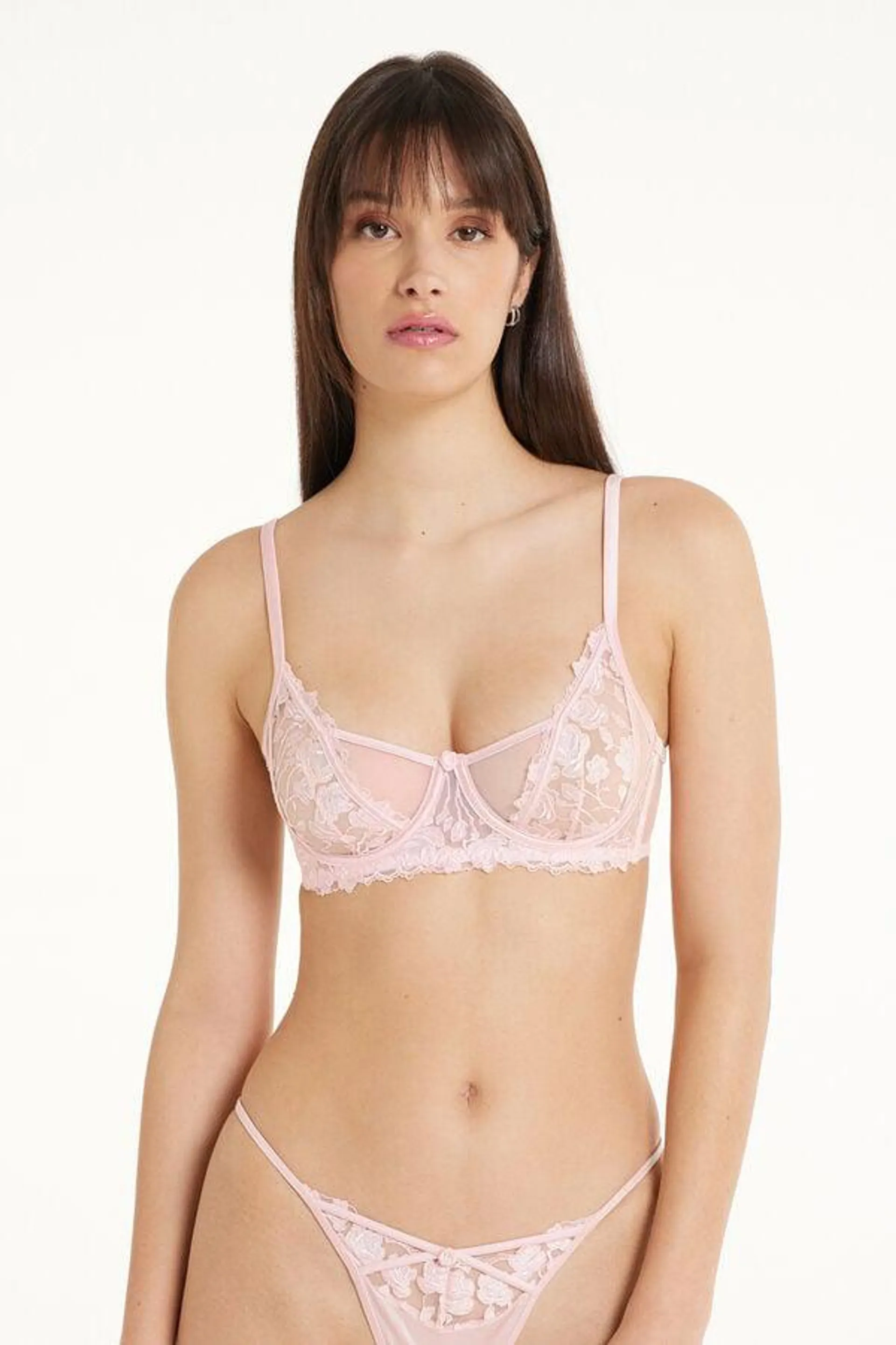 Reggiseno Balconcino Paris Red Passion Lace