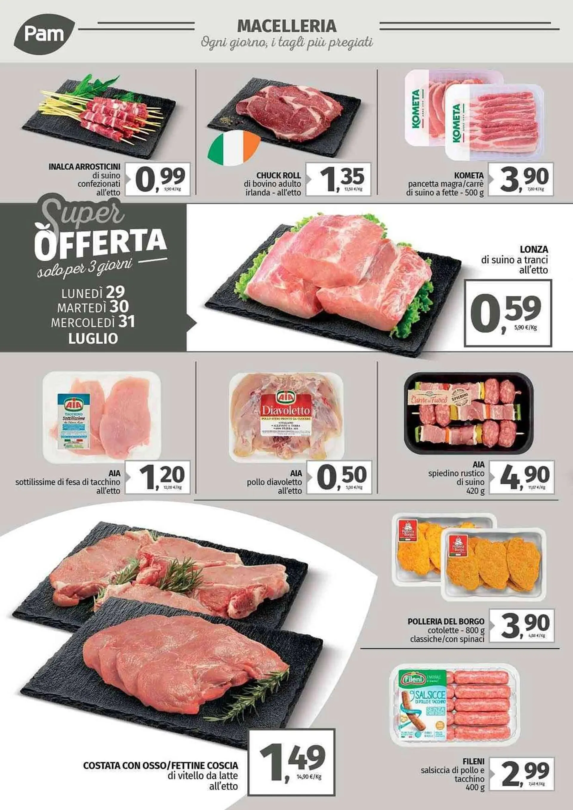 Volantino Pam supermercato da 25 luglio a 2 agosto di 2024 - Pagina del volantino 8