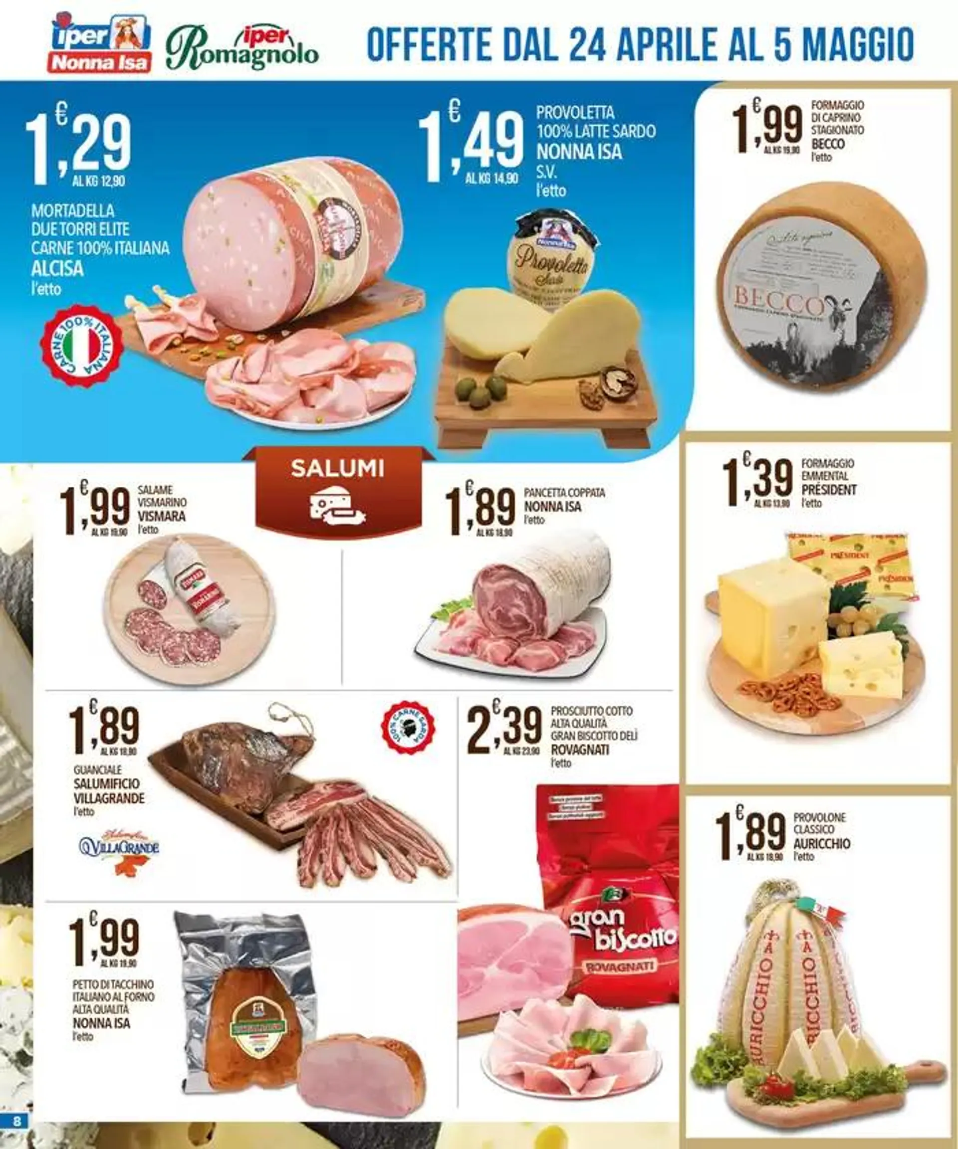 Al costo  da 24 aprile a 5 maggio di 2025 - Pagina del volantino 8
