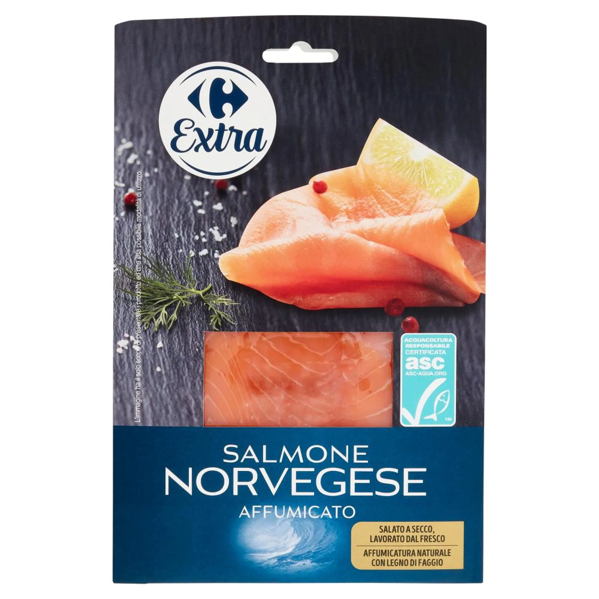 Carrefour Extra Salmone Norvegese Affumicato 50 g