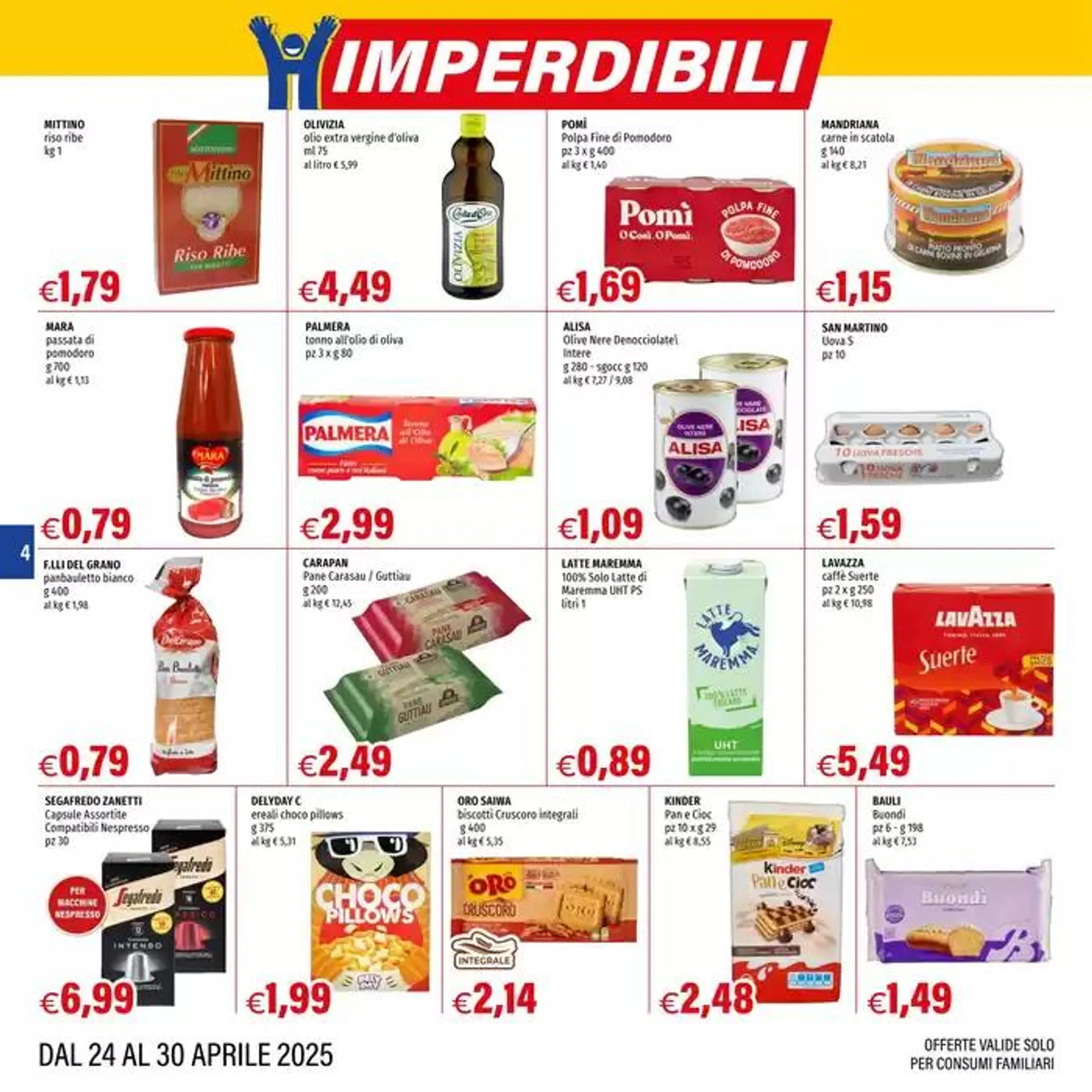 Offerte Hurrà Discount da 24 aprile a 30 aprile di 2025 - Pagina del volantino 4