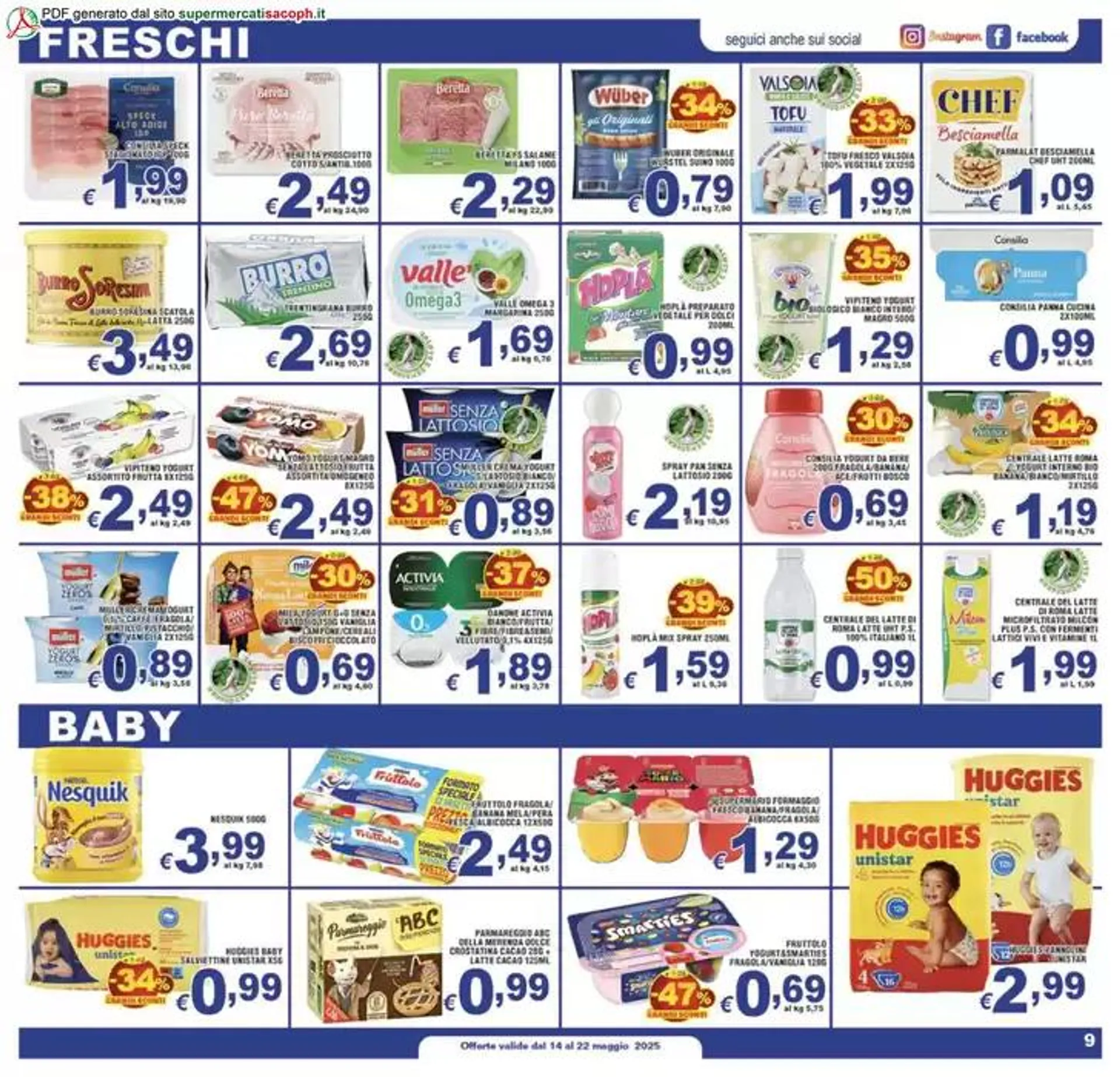 Grandi offerte da 14 maggio a 22 maggio di 2025 - Pagina del volantino 9