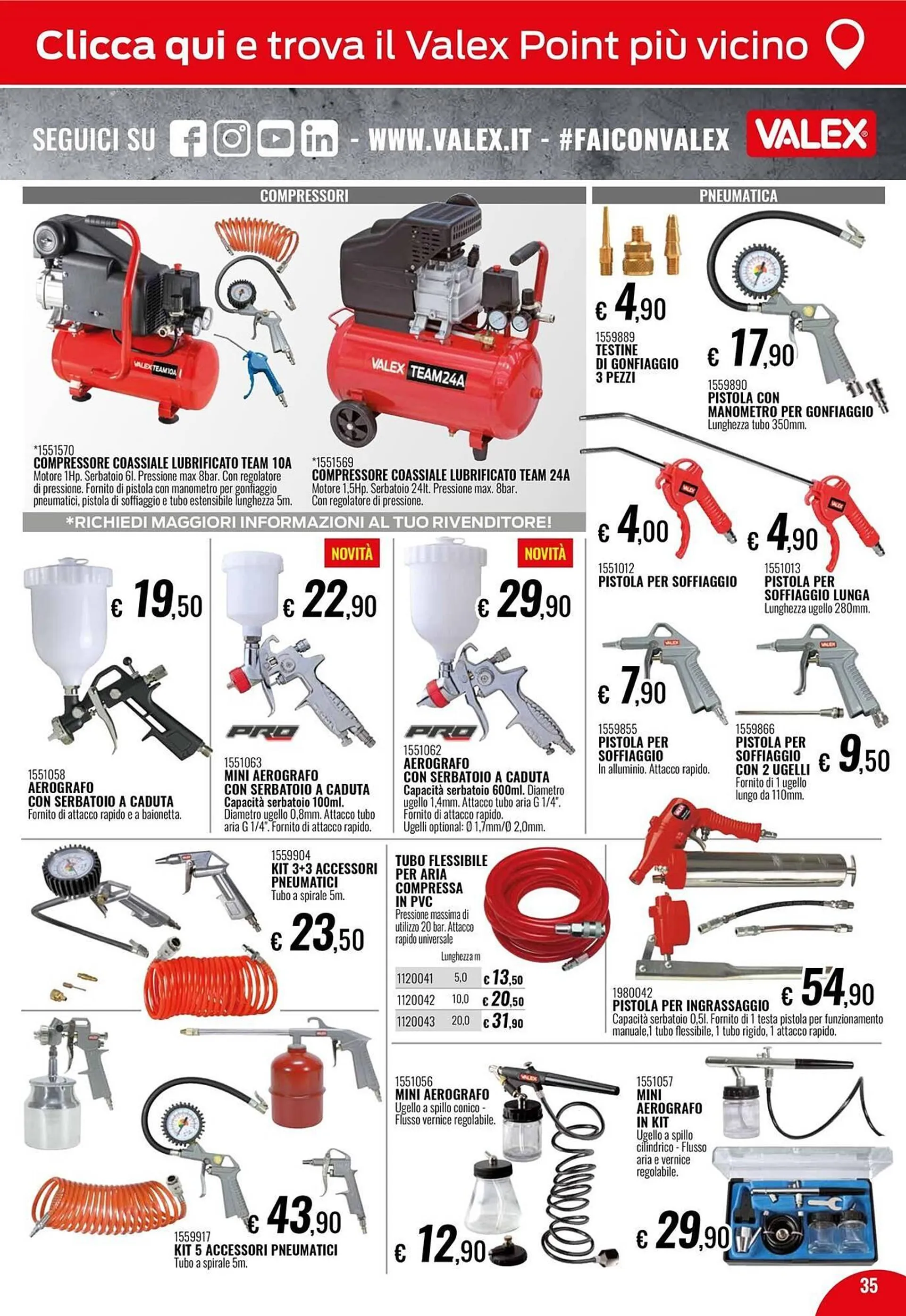 Volantino Valex da 24 settembre a 28 febbraio di 2025 - Pagina del volantino 35