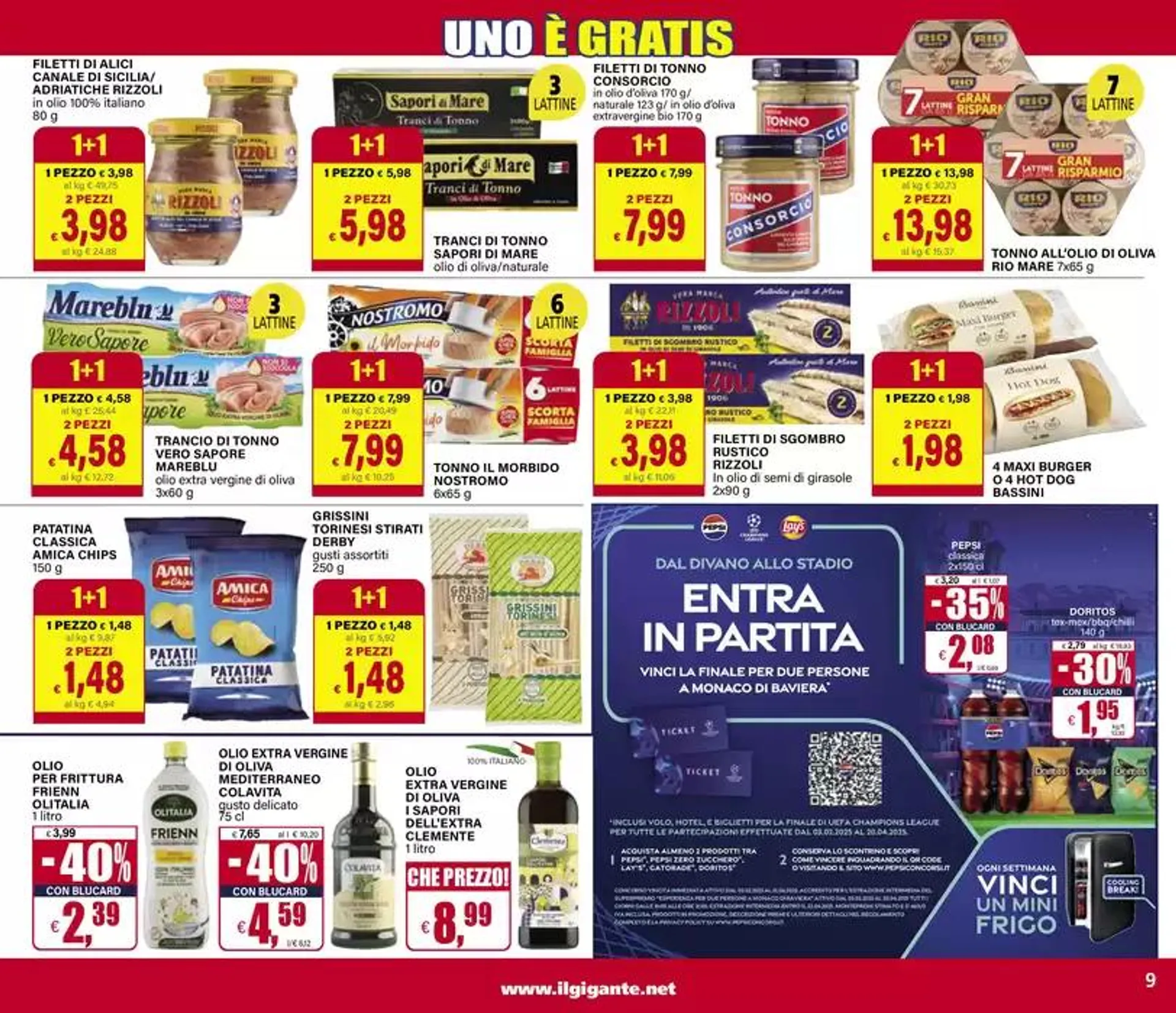 1+1 Uno è Gratis da 24 aprile a 4 maggio di 2025 - Pagina del volantino 9