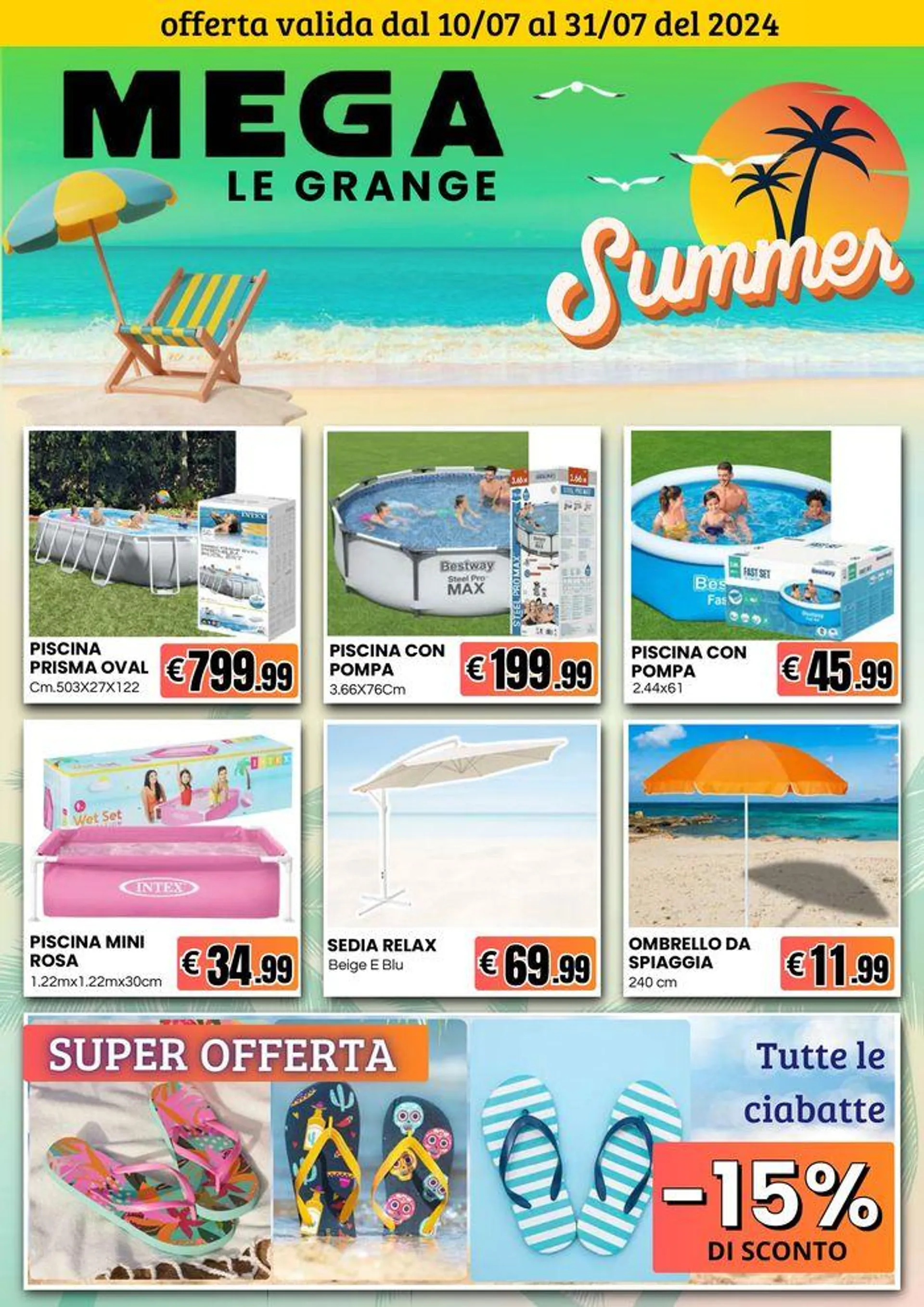 Mega Le Grange - Summer da 10 luglio a 31 luglio di 2024 - Pagina del volantino 1