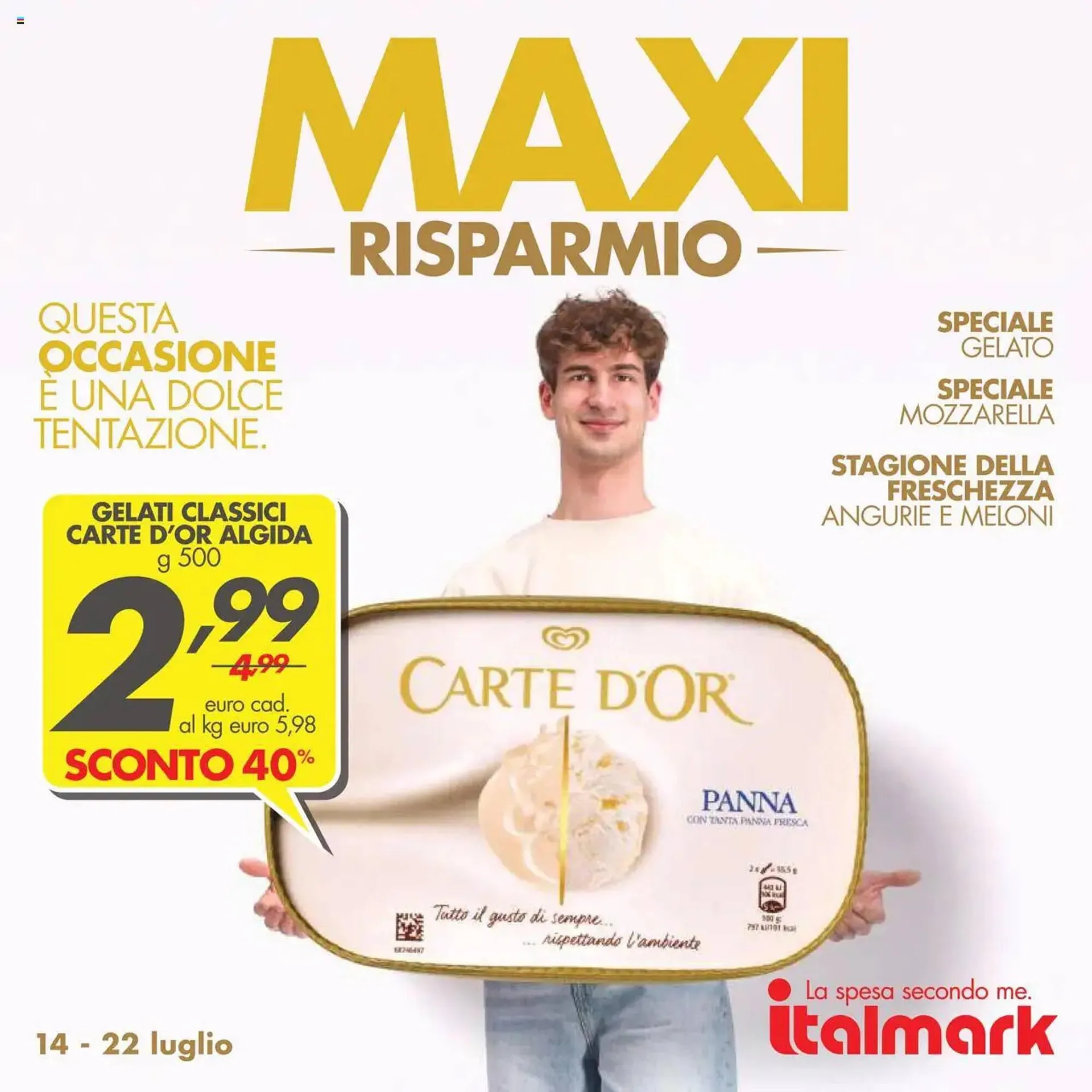 Volantino Italmark da 14 luglio a 22 luglio di 2025 - Pagina del volantino 1