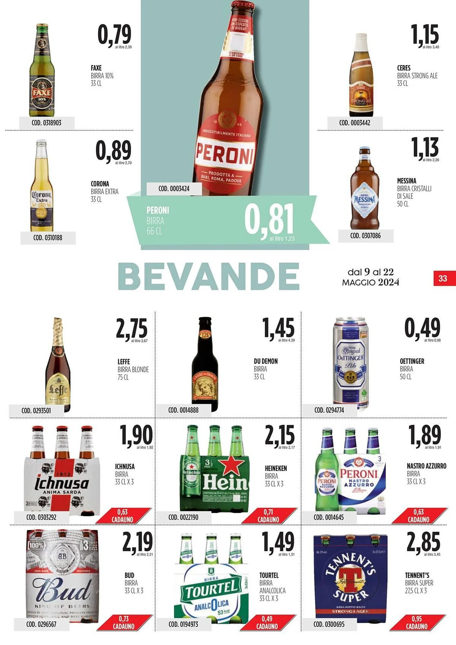 Volantino Carico Cash & Carry da 9 maggio a 22 maggio di 2024 - Pagina del volantino 33