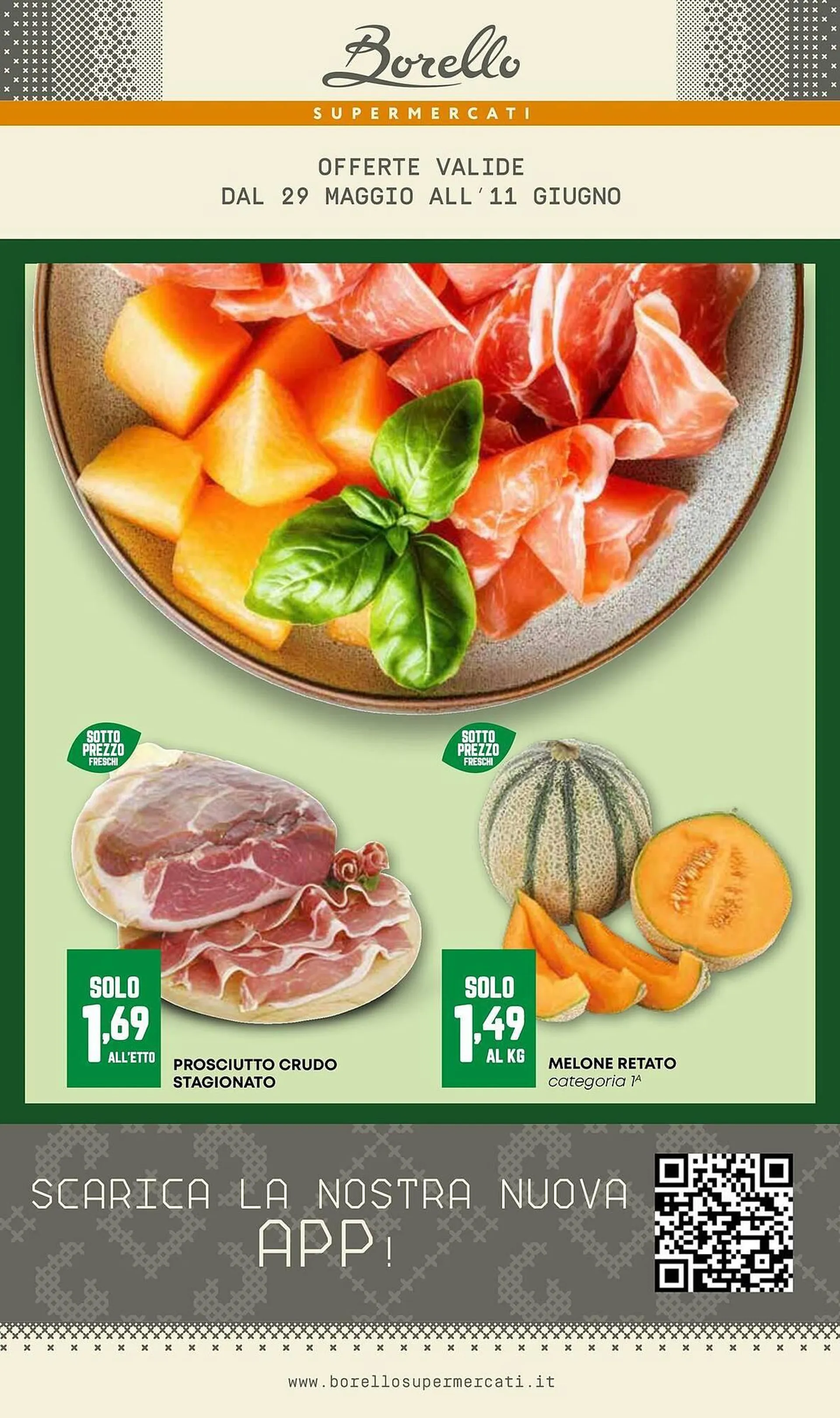 Volantino Borello Supermercati da 29 maggio a 11 giugno di 2025 - Pagina del volantino 1