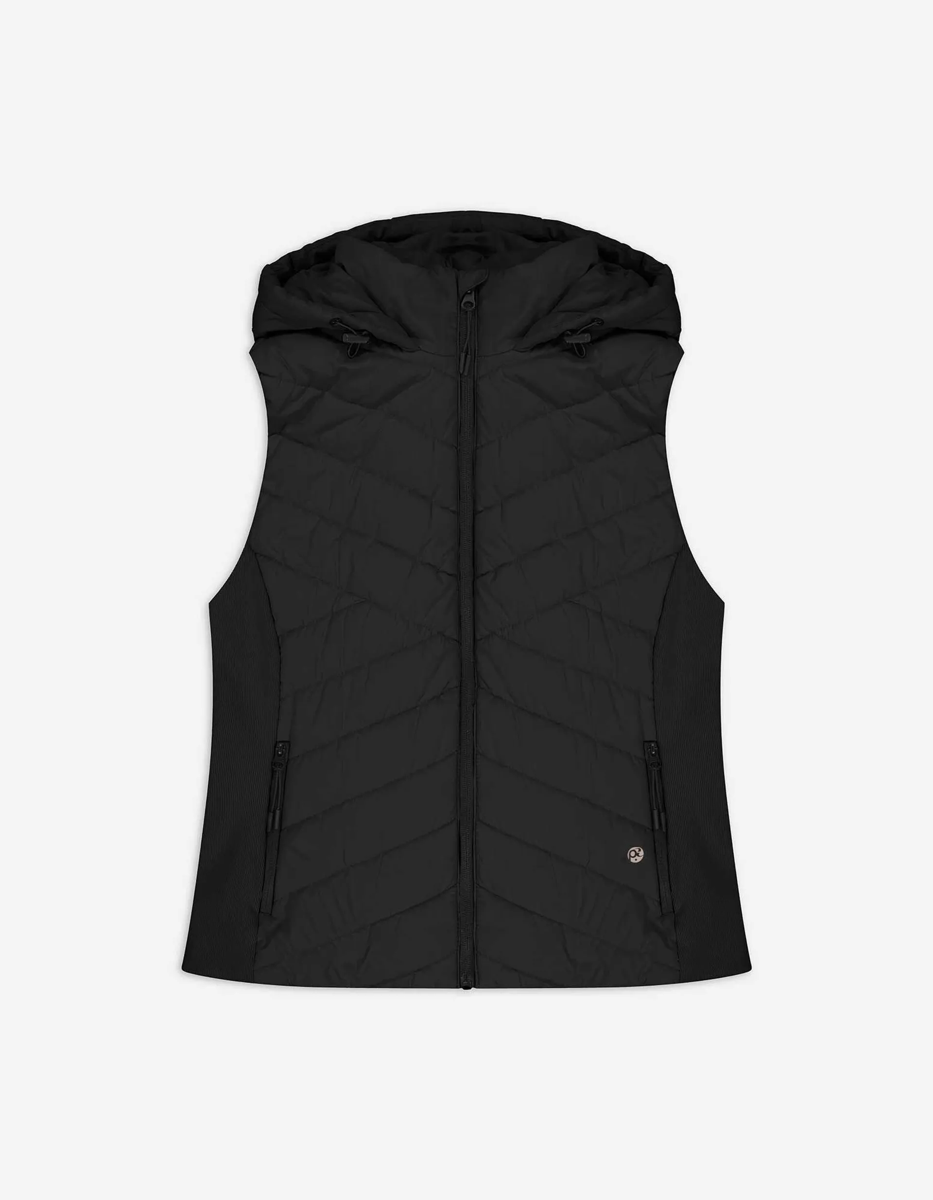 Gilet trapuntato - Tasche interne - nero