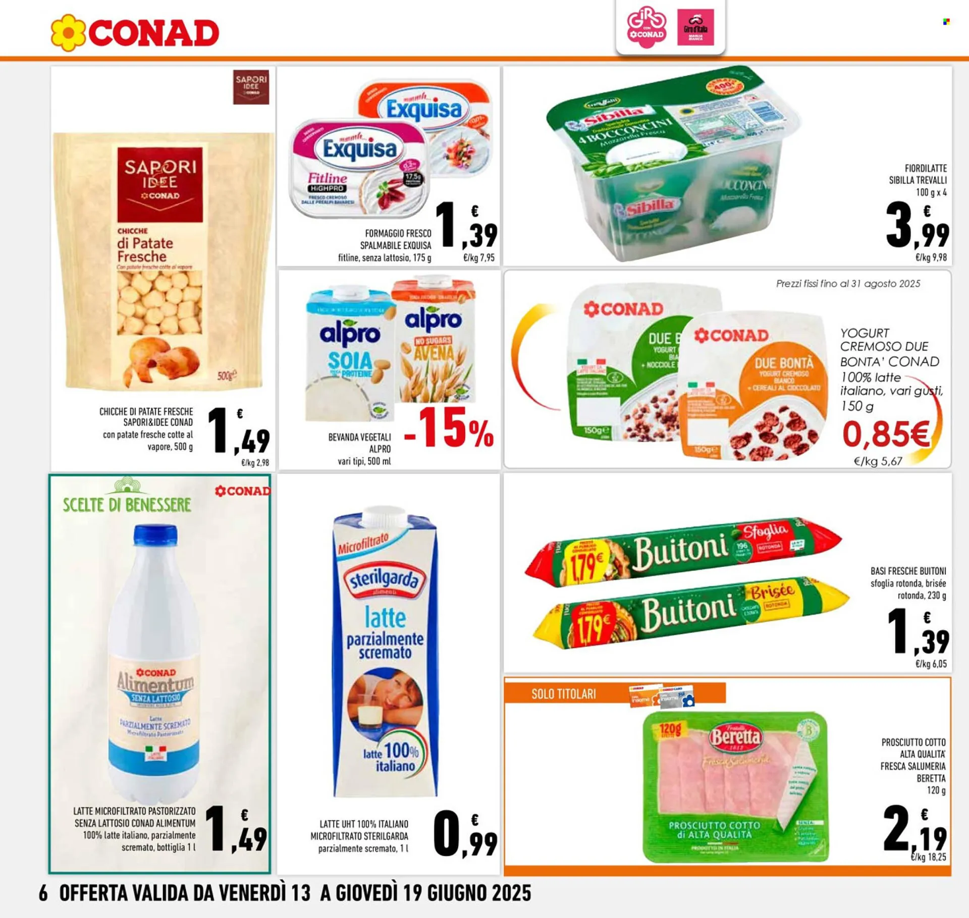 Volantino Conad da 13 giugno a 19 giugno di 2025 - Pagina del volantino 6