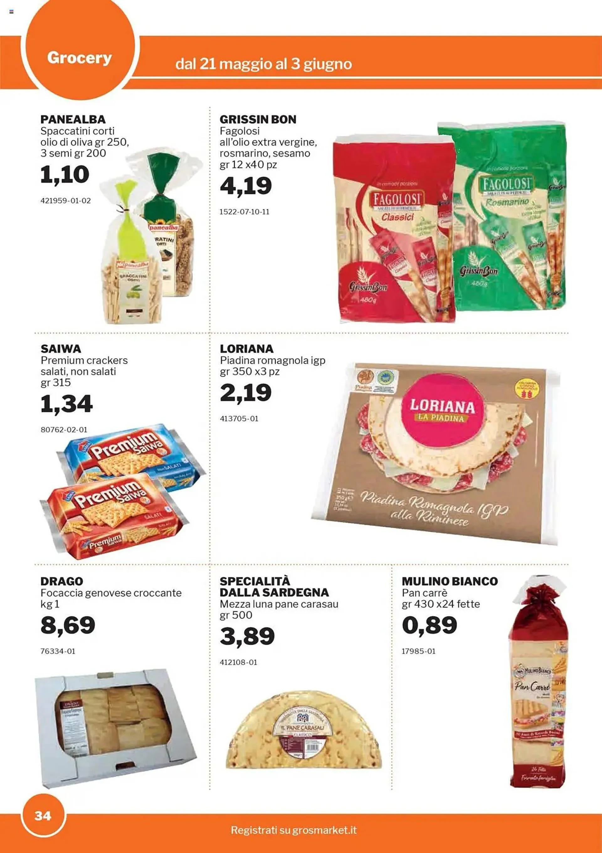 Volantino GrosMarket da 21 maggio a 3 giugno di 2025 - Pagina del volantino 34