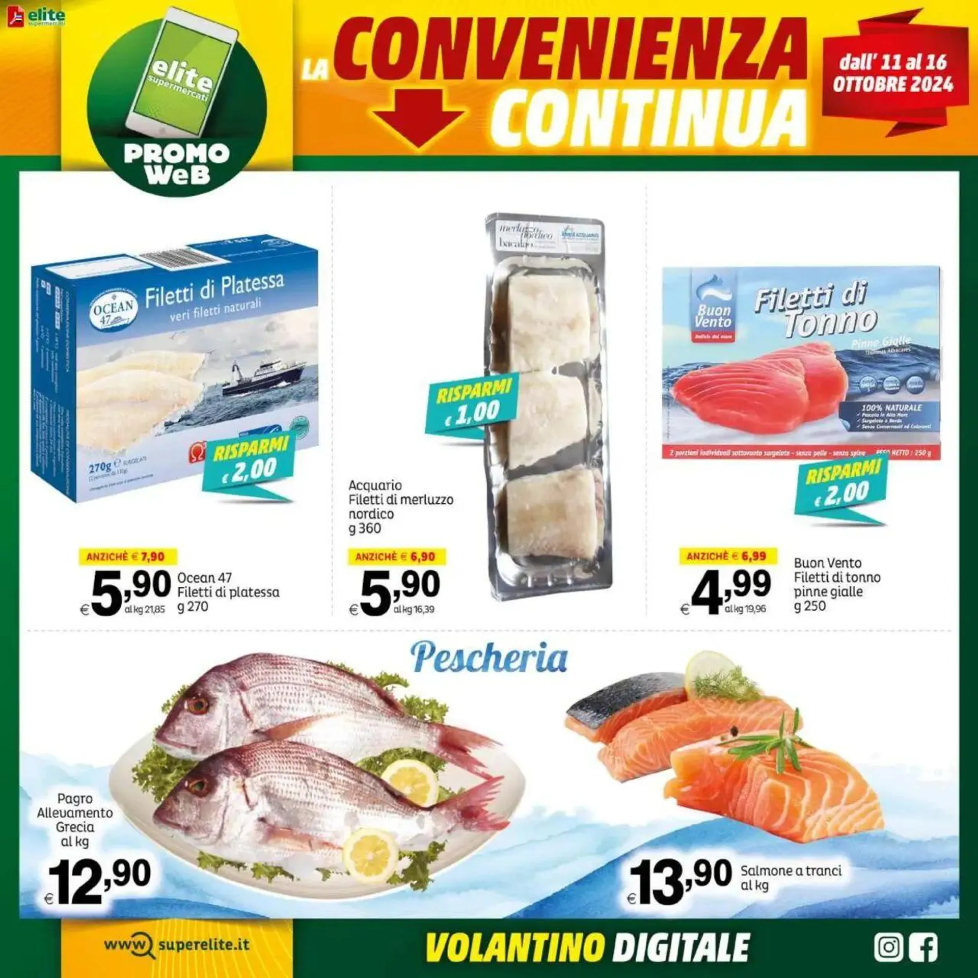 Promo Web - La Convenienza continua Elite Supermercati da 11 ottobre a 16 ottobre di 2024 - Pagina del volantino 8