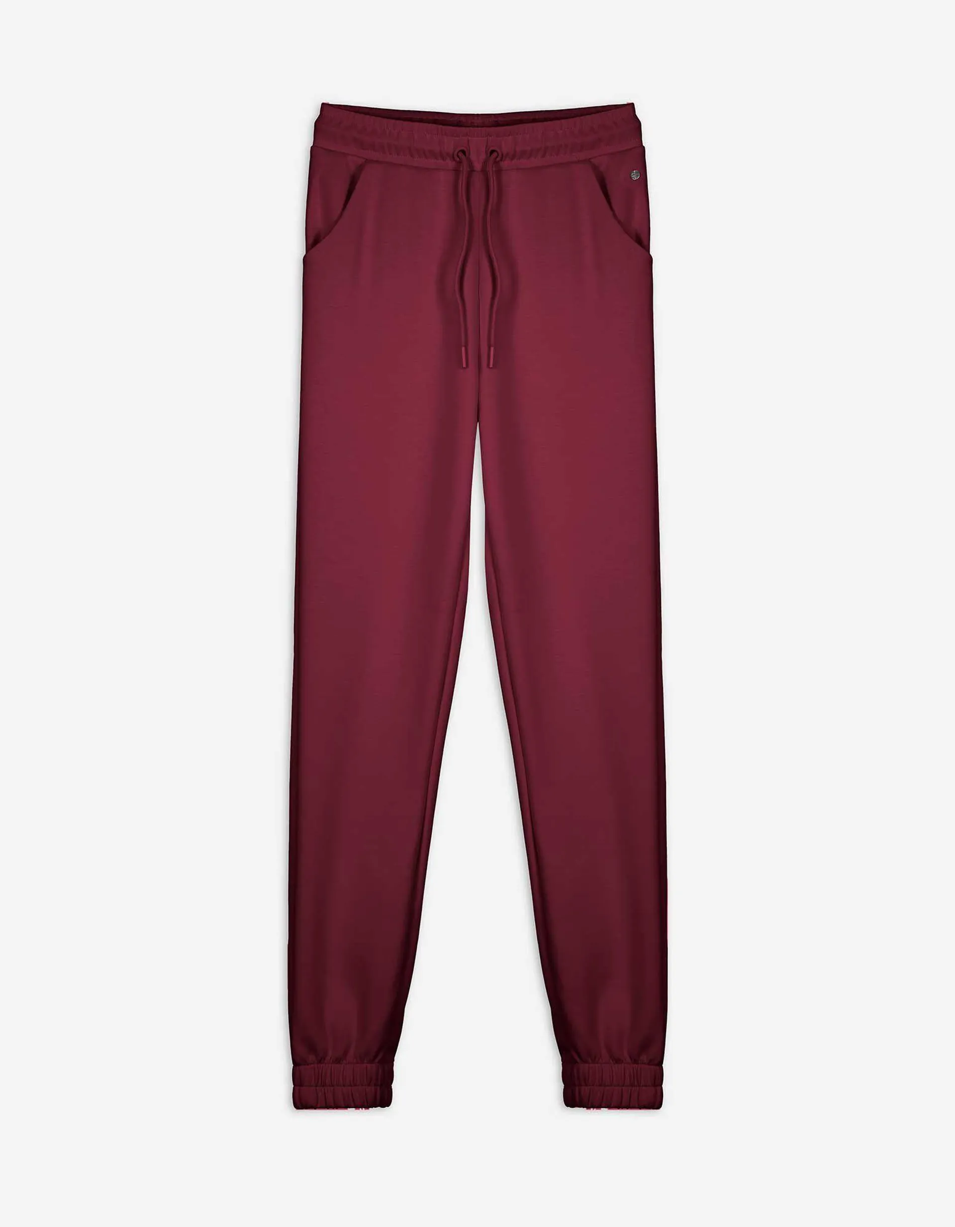 Pantaloni da jogging - Modal - rosso scuro