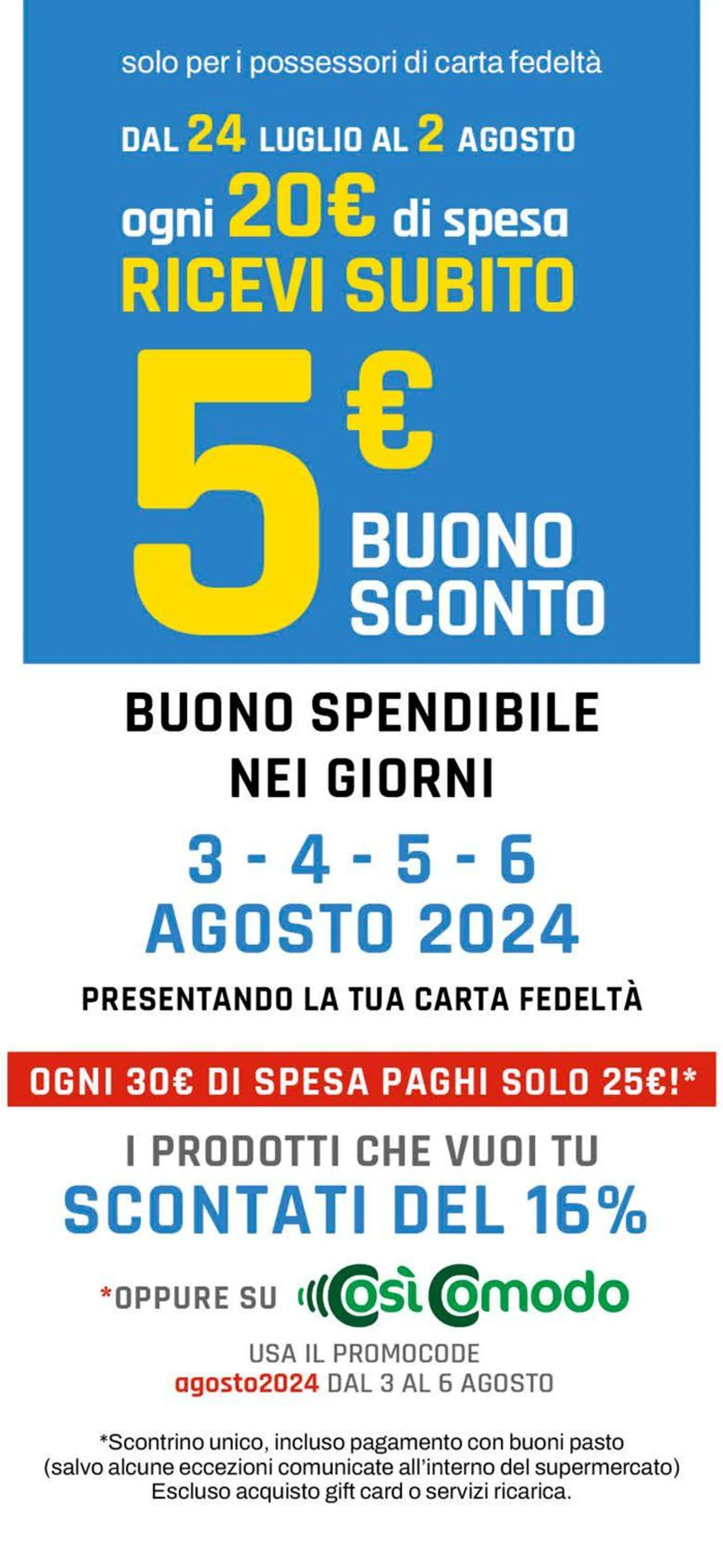 Tanti prodotti scontati oltre il 20% da 24 luglio a 2 agosto di 2024 - Pagina del volantino 2