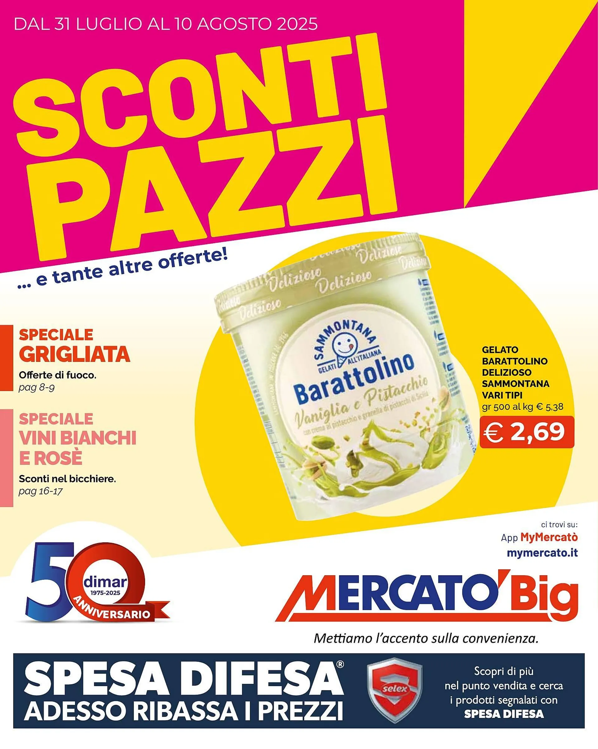 Volantino Mercatò Big da 31 luglio a 10 agosto di 2025 - Pagina del volantino 1