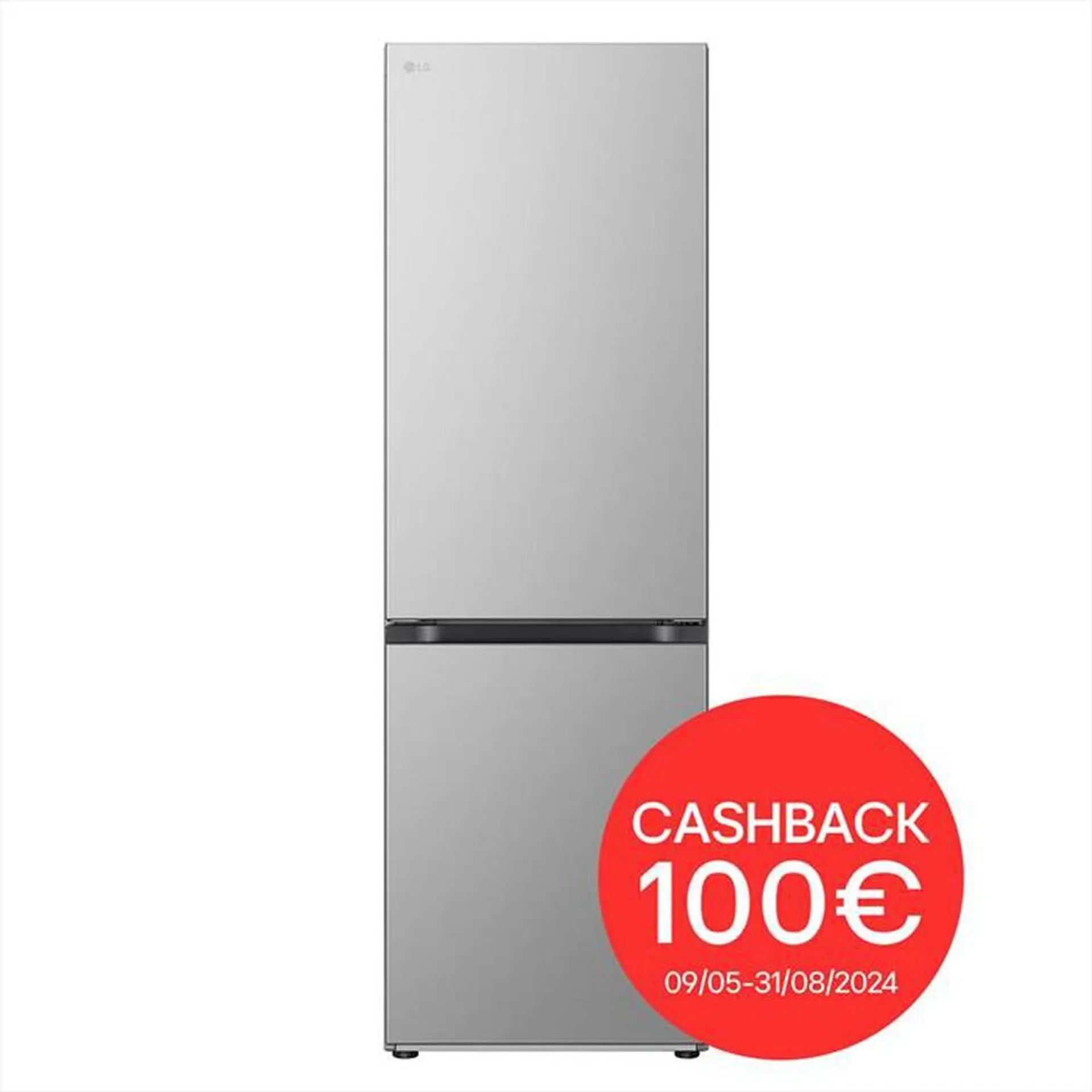 LG - Frigorifero combinato GBV5140CPY Classe C 344L-Argento