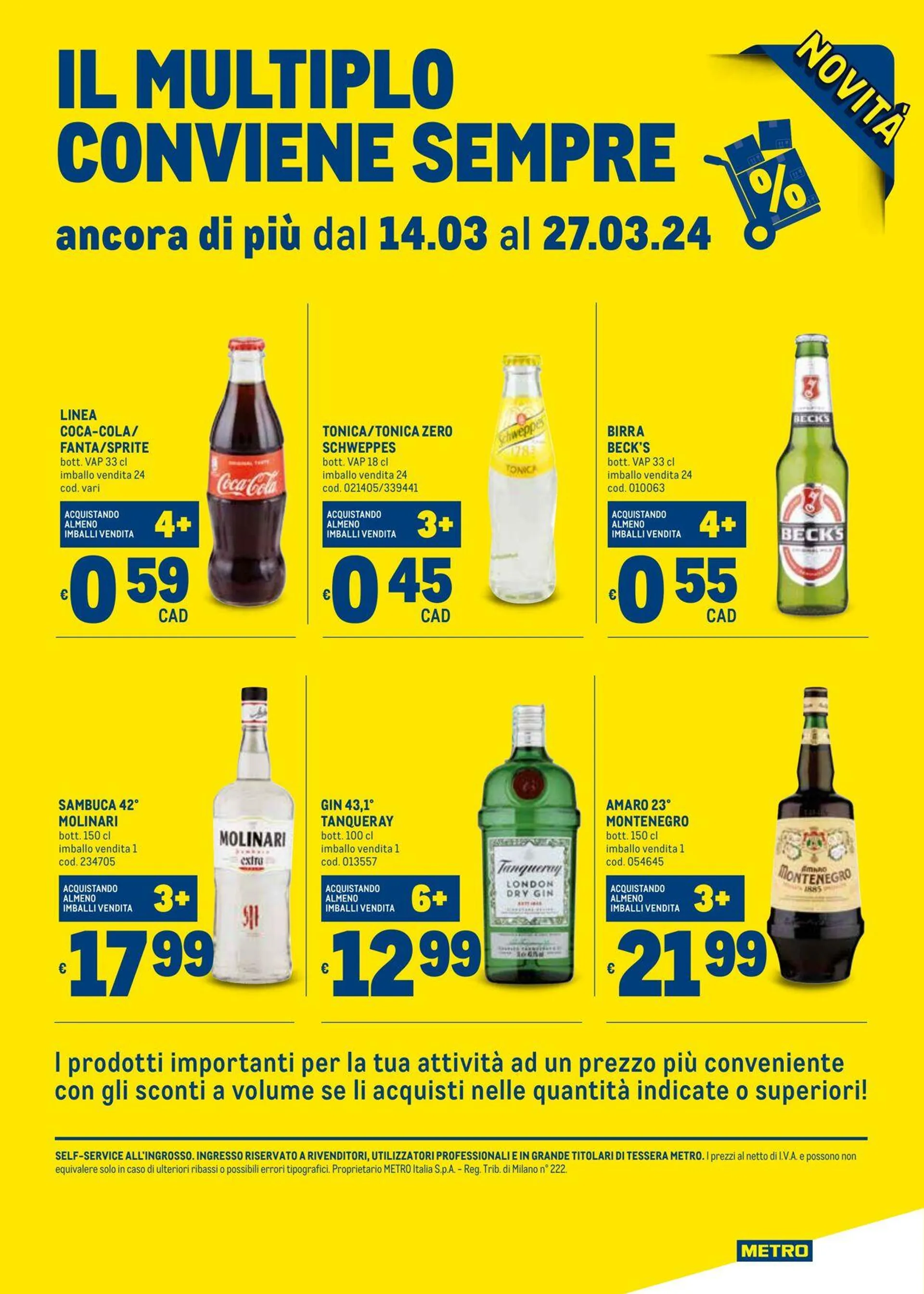 Metro Volantino attuale da 16 luglio a 30 luglio di 2025 - Pagina del volantino 1