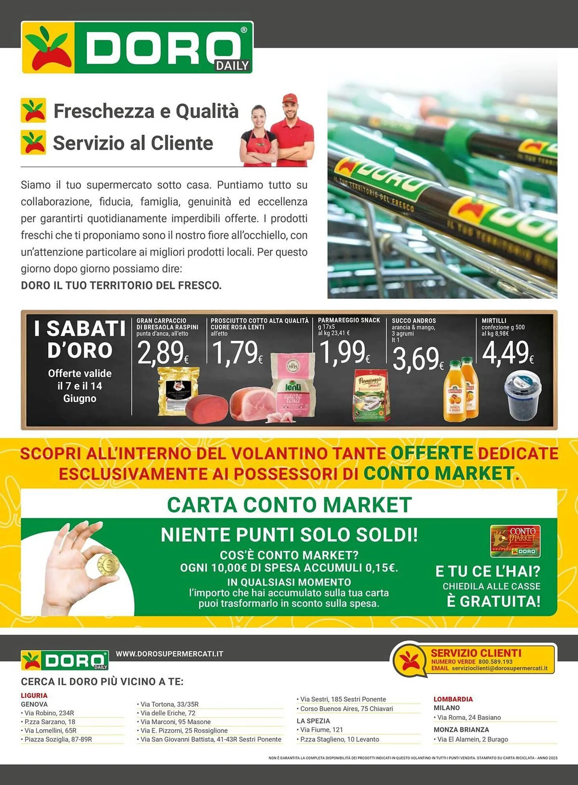 Volantino Doro Daily da 3 giugno a 15 giugno di 2025 - Pagina del volantino 8