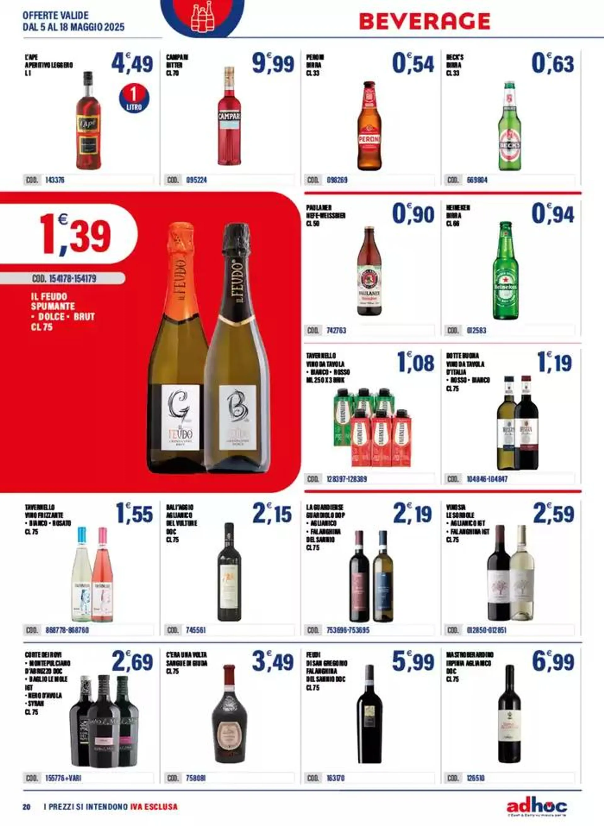 Offerte valide dal 5 al 19 maggio da 5 maggio a 18 maggio di 2025 - Pagina del volantino 20