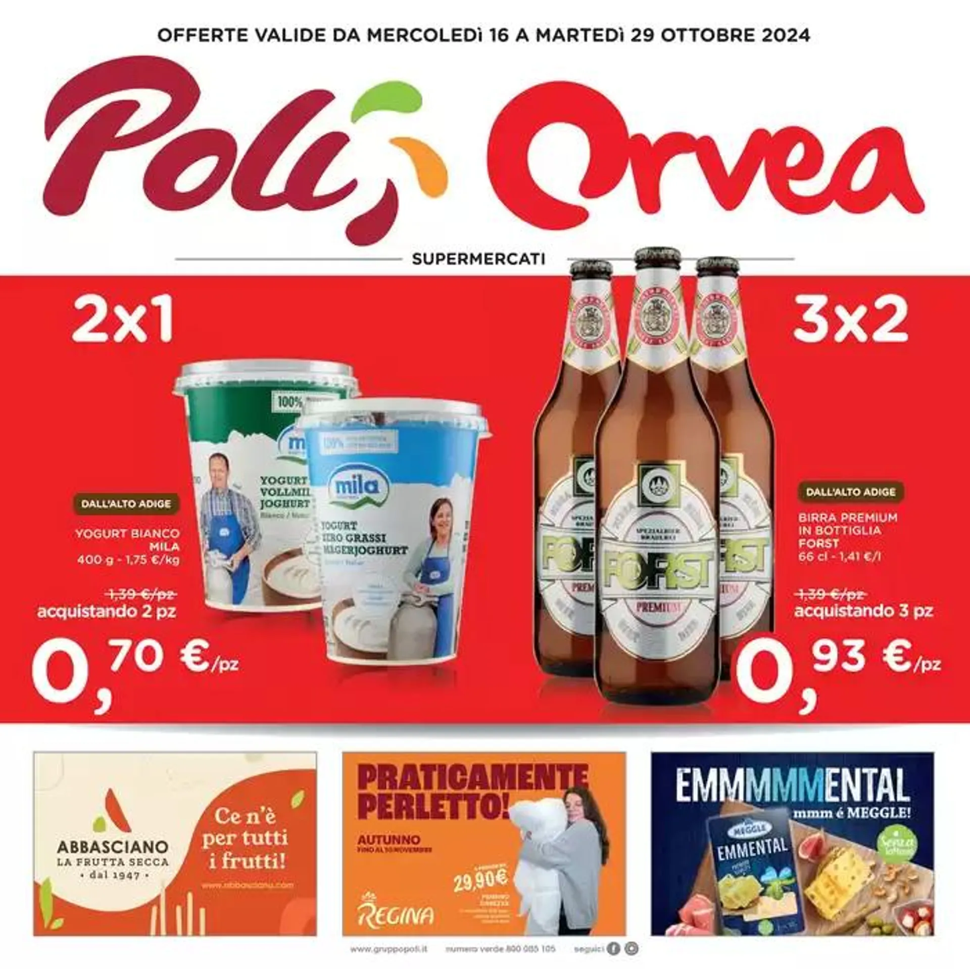 Offerte valide da mercoledi 16 a martedi 29 ottobre 2026 - 1