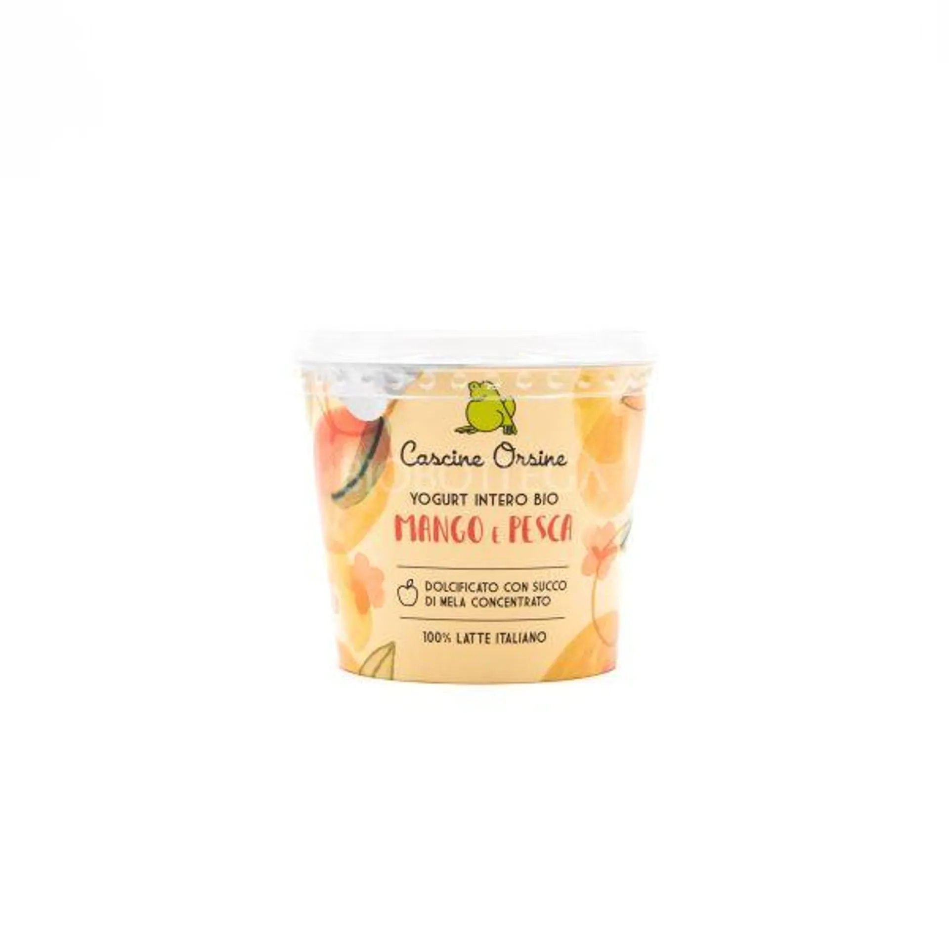 Yogurt Intero Bio Mango e Pesca Cascine Orsine 250G