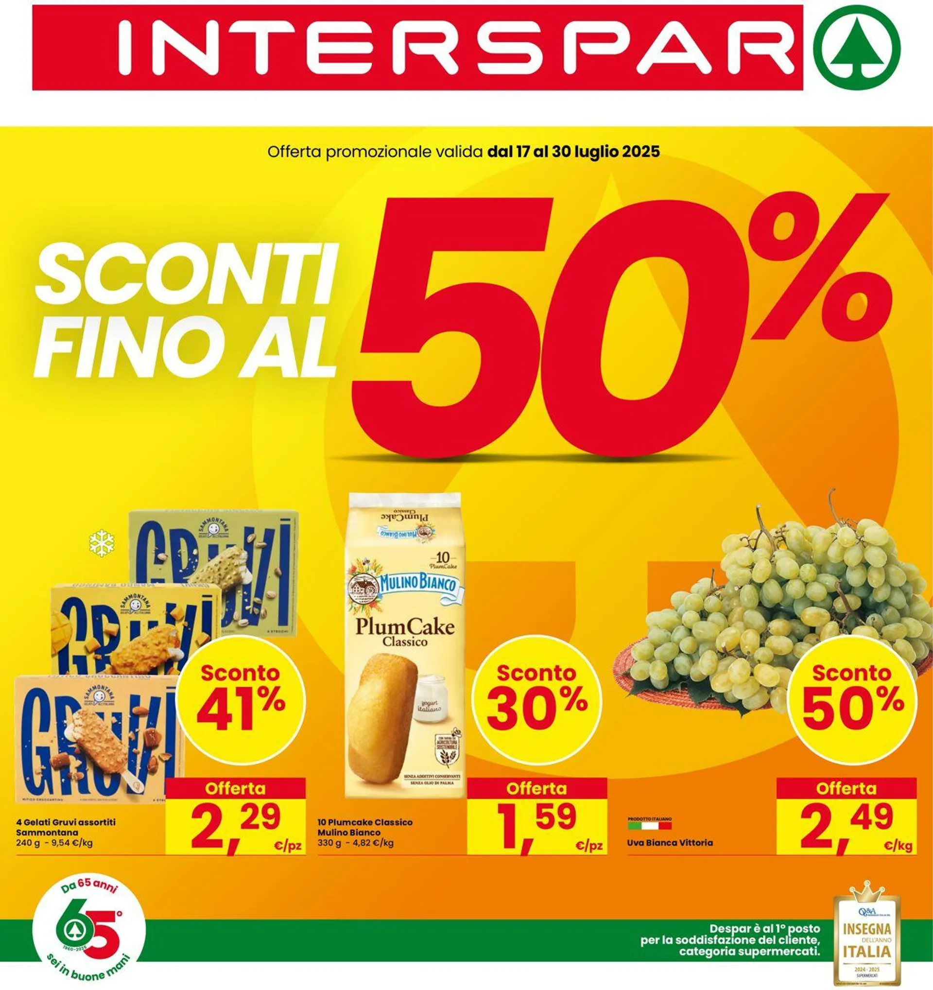 Interspar Volantino attuale da 17 luglio a 30 luglio di 2025 - Pagina del volantino 1