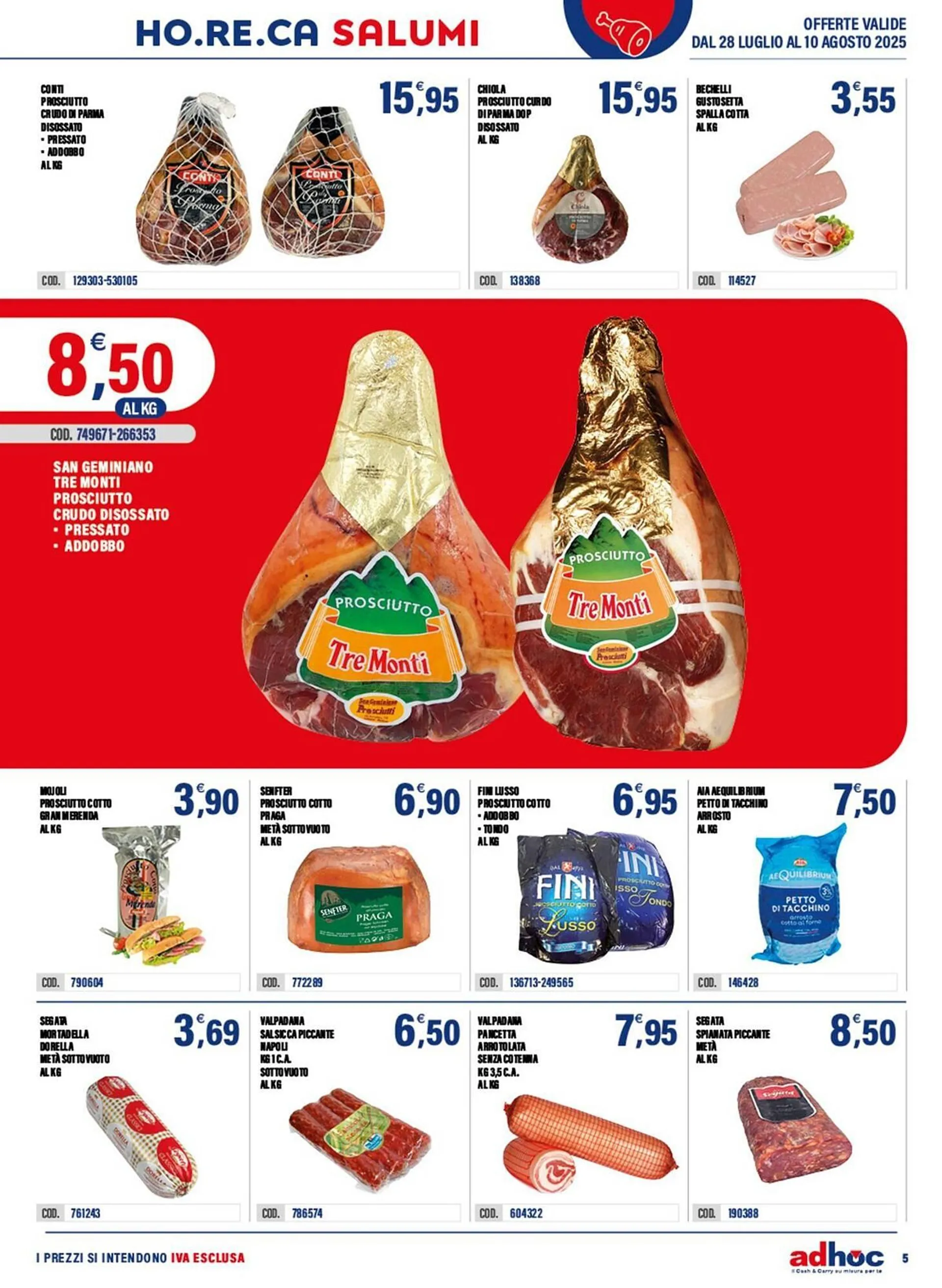 Volantino Adhoc da 28 luglio a 10 agosto di 2025 - Pagina del volantino 5
