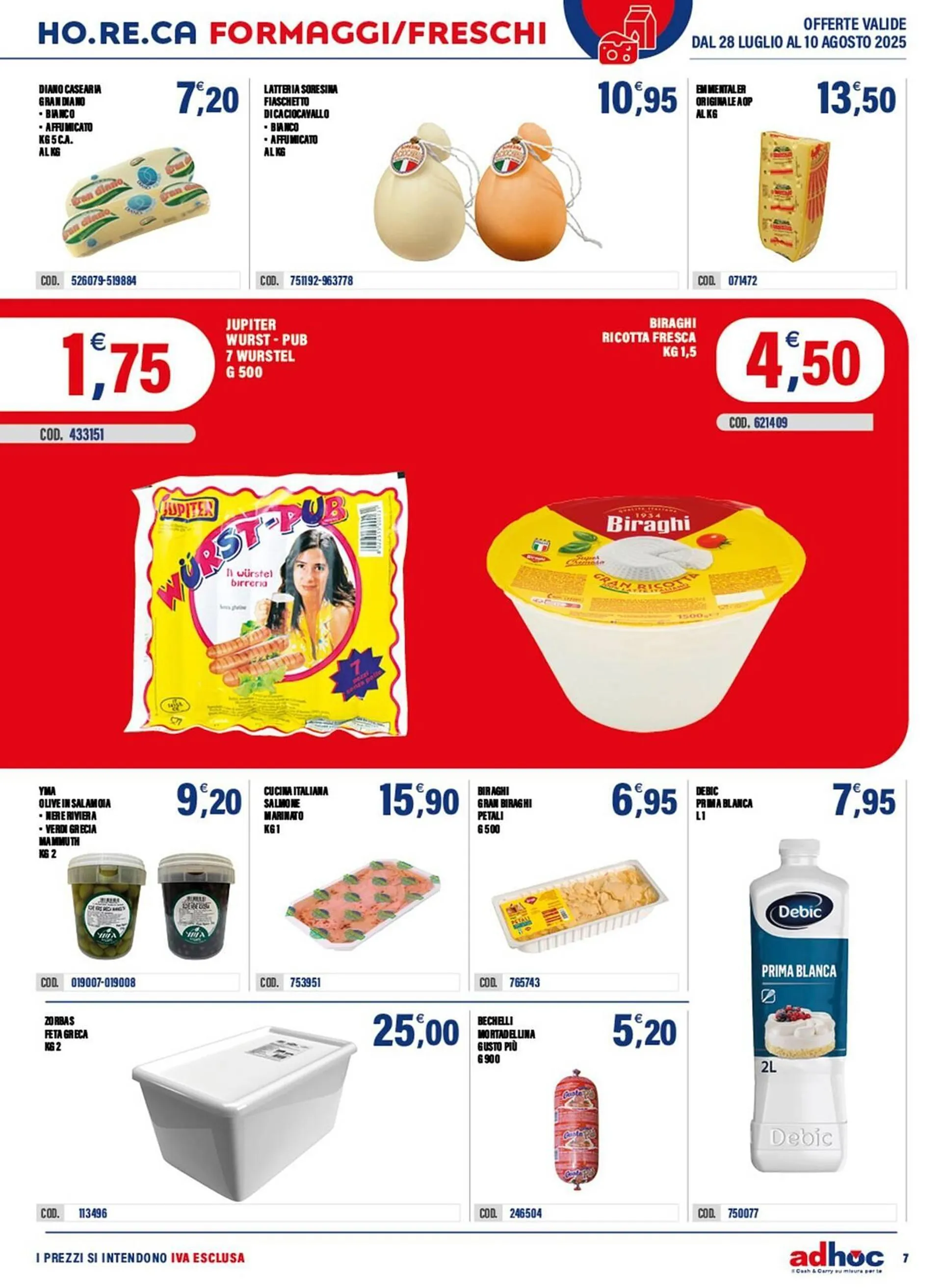 Volantino Adhoc da 28 luglio a 10 agosto di 2025 - Pagina del volantino 7