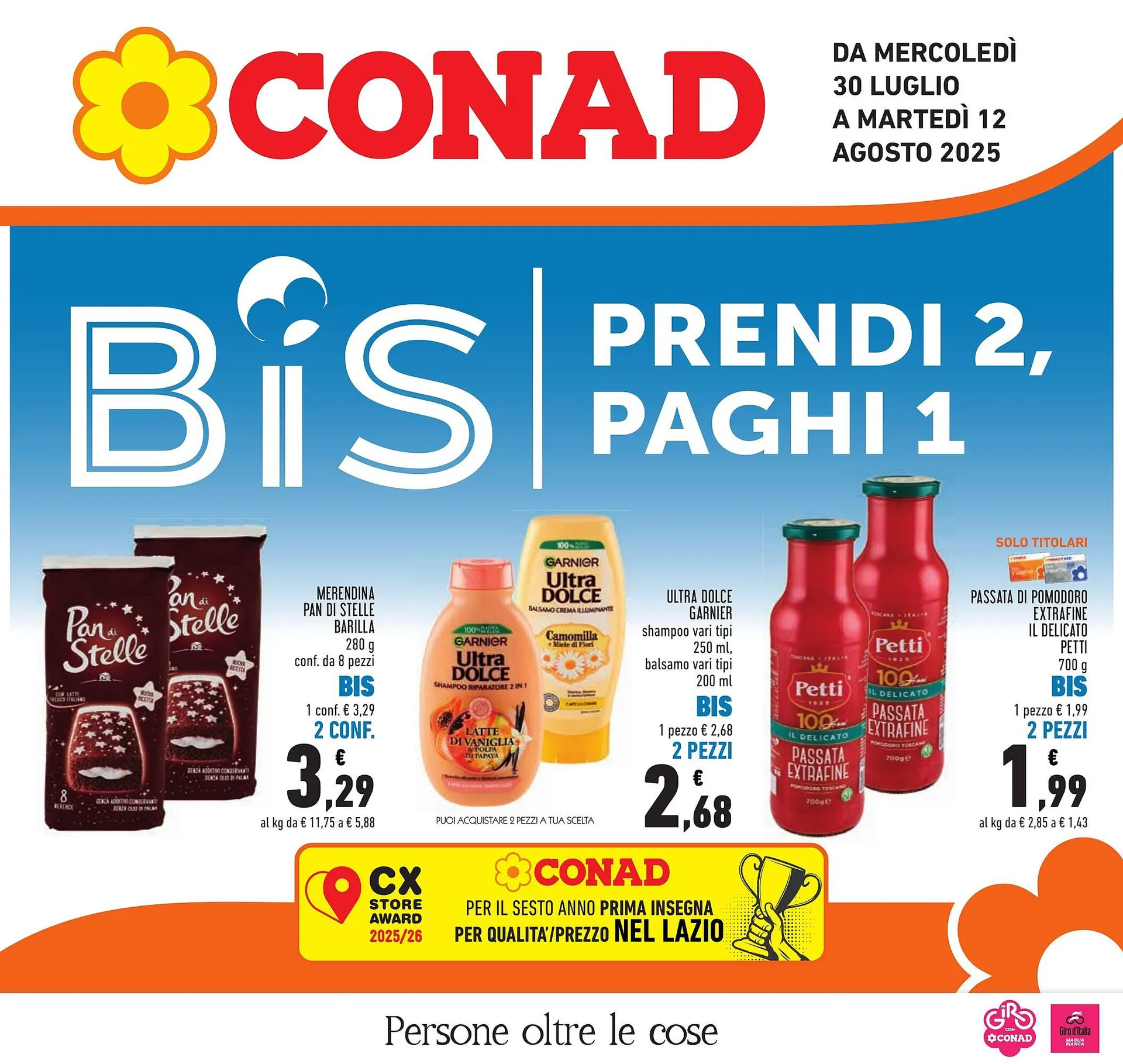 Volantino Conad da 30 luglio a 12 agosto di 2025 - Pagina del volantino 1