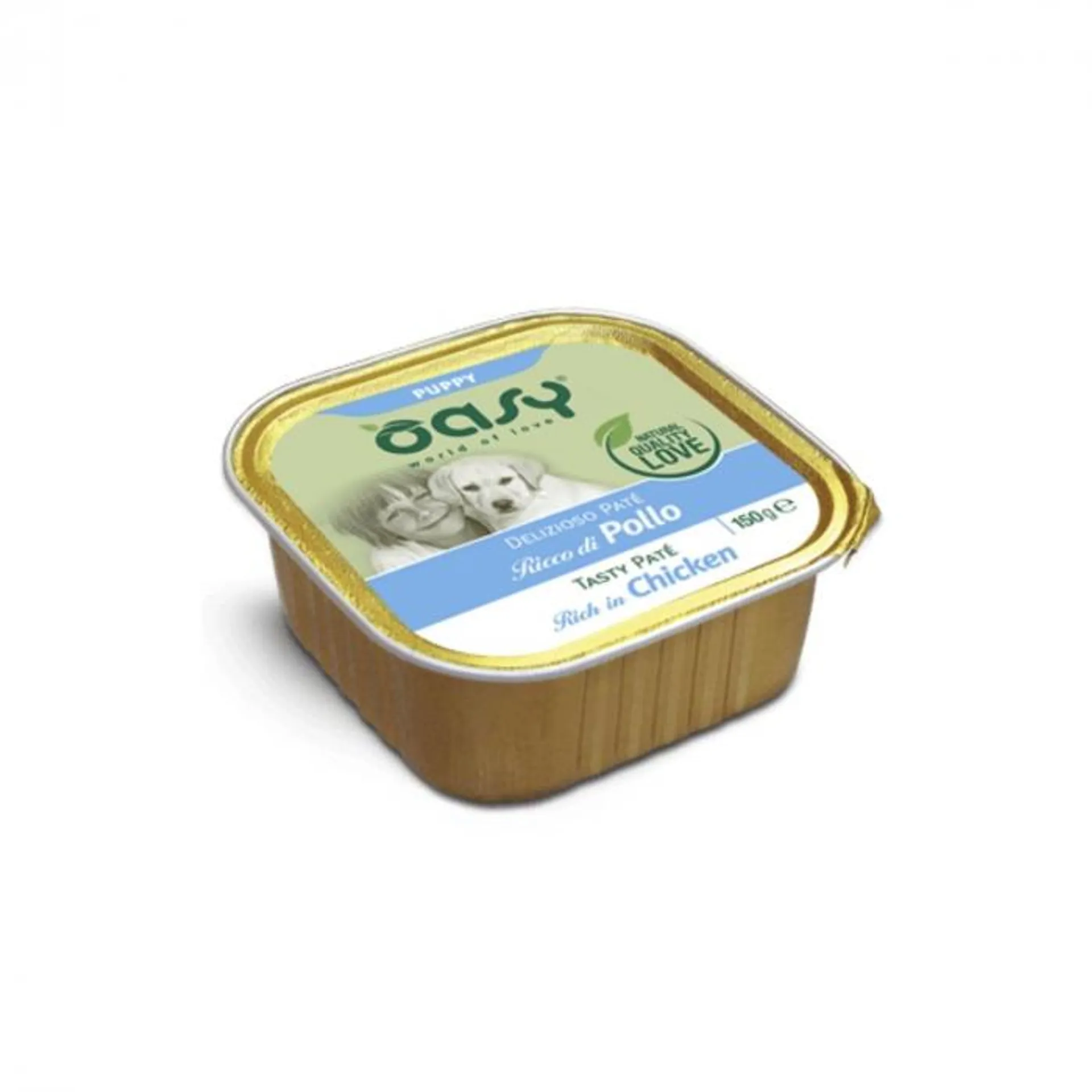 Oasy Dog Puppy paté per cani cuccioli Pollo 150 g