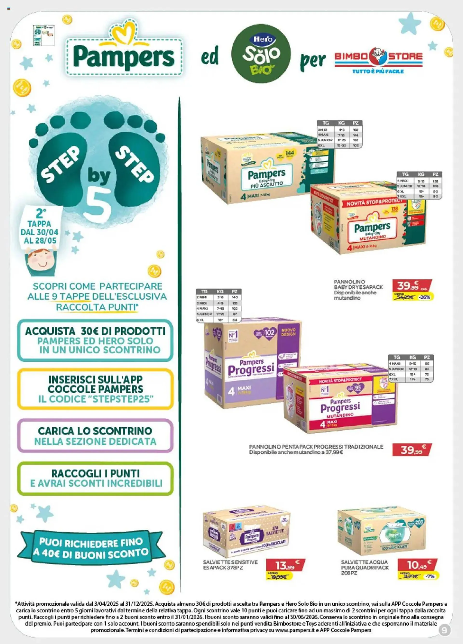 Volantino Bimbo Store da 30 aprile a 28 maggio di 2025 - Pagina del volantino 9