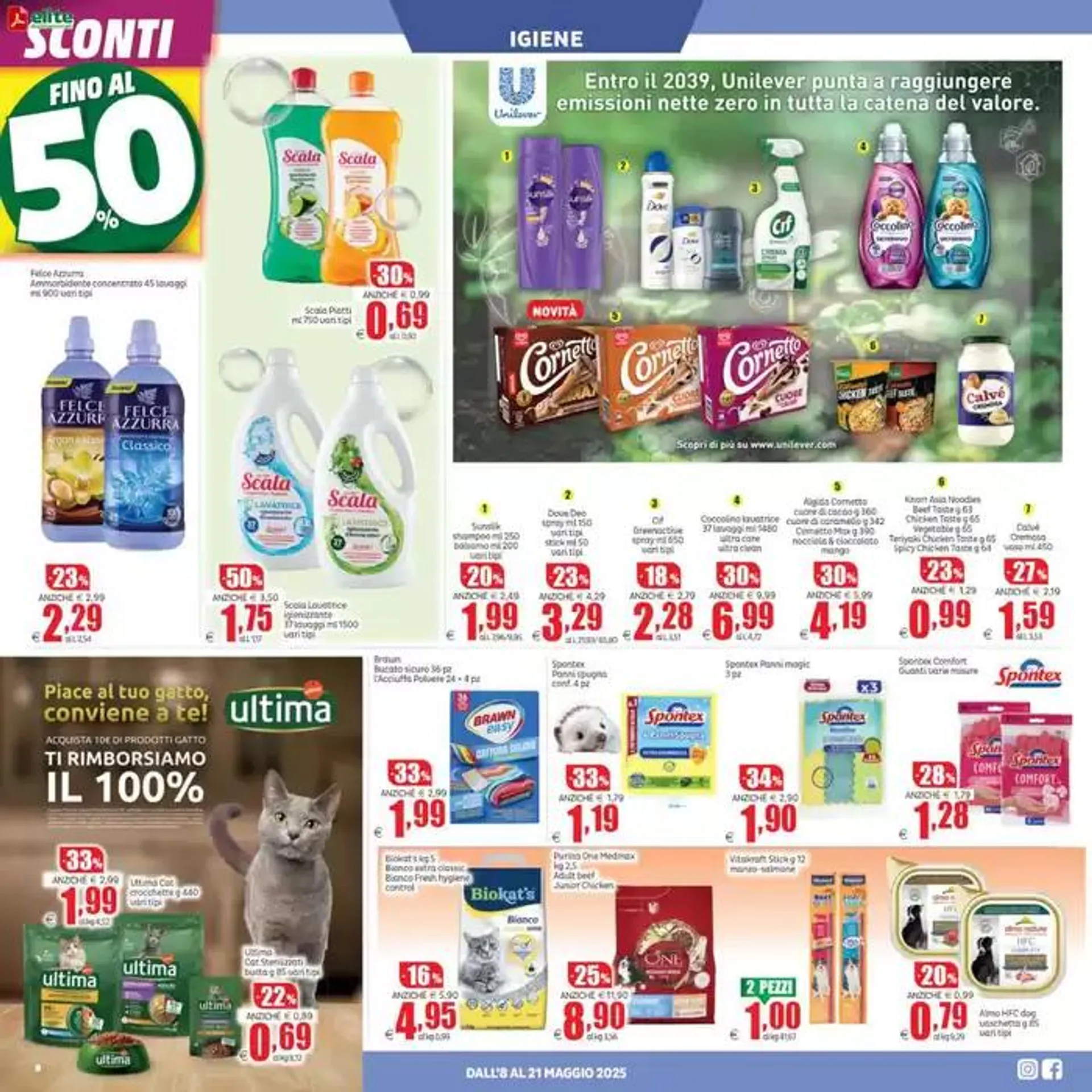 Sconti fino al 50% da 8 maggio a 21 maggio di 2025 - Pagina del volantino 8
