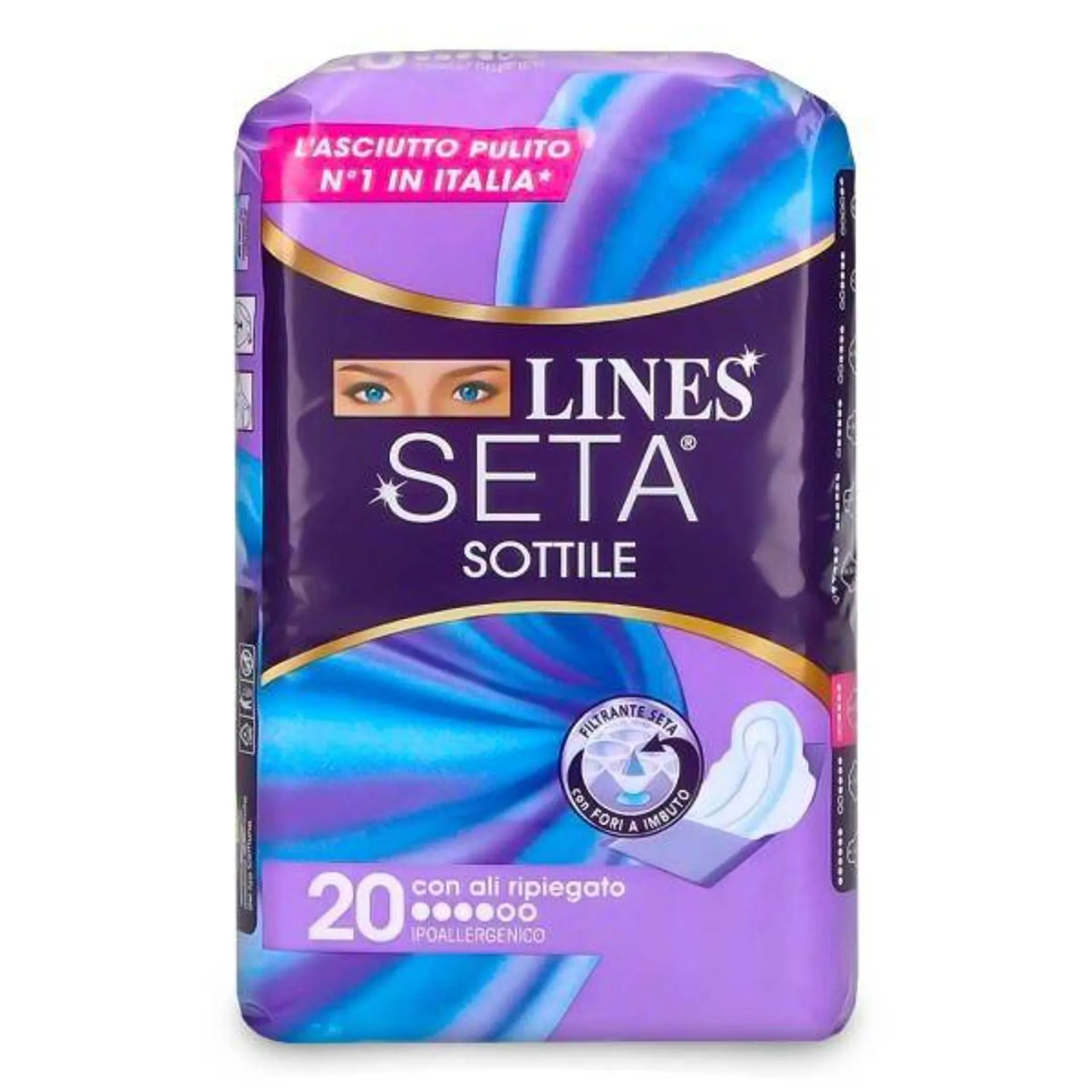 ASSORBENTI LINES SETA SOTTILI 20PZ