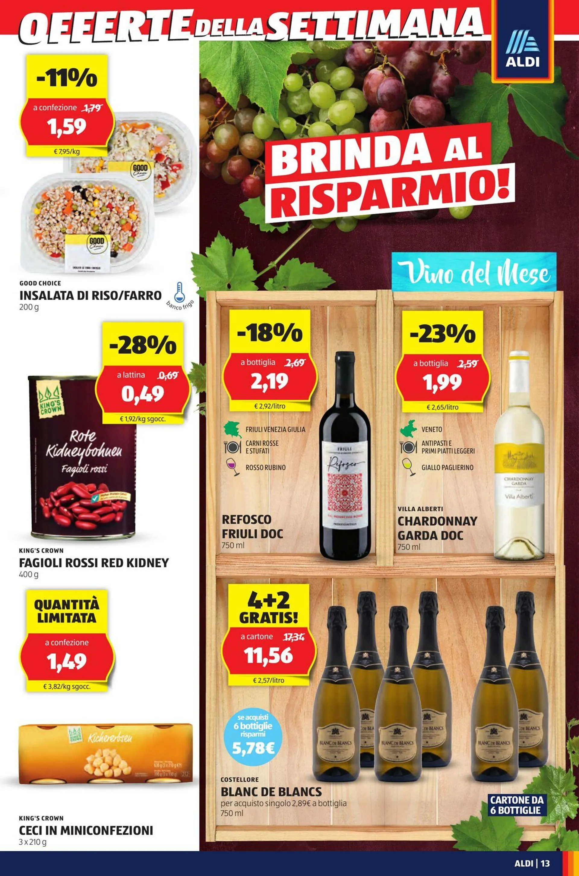 Aldi Volantino attuale da 7 luglio a 13 luglio di 2025 - Pagina del volantino 13