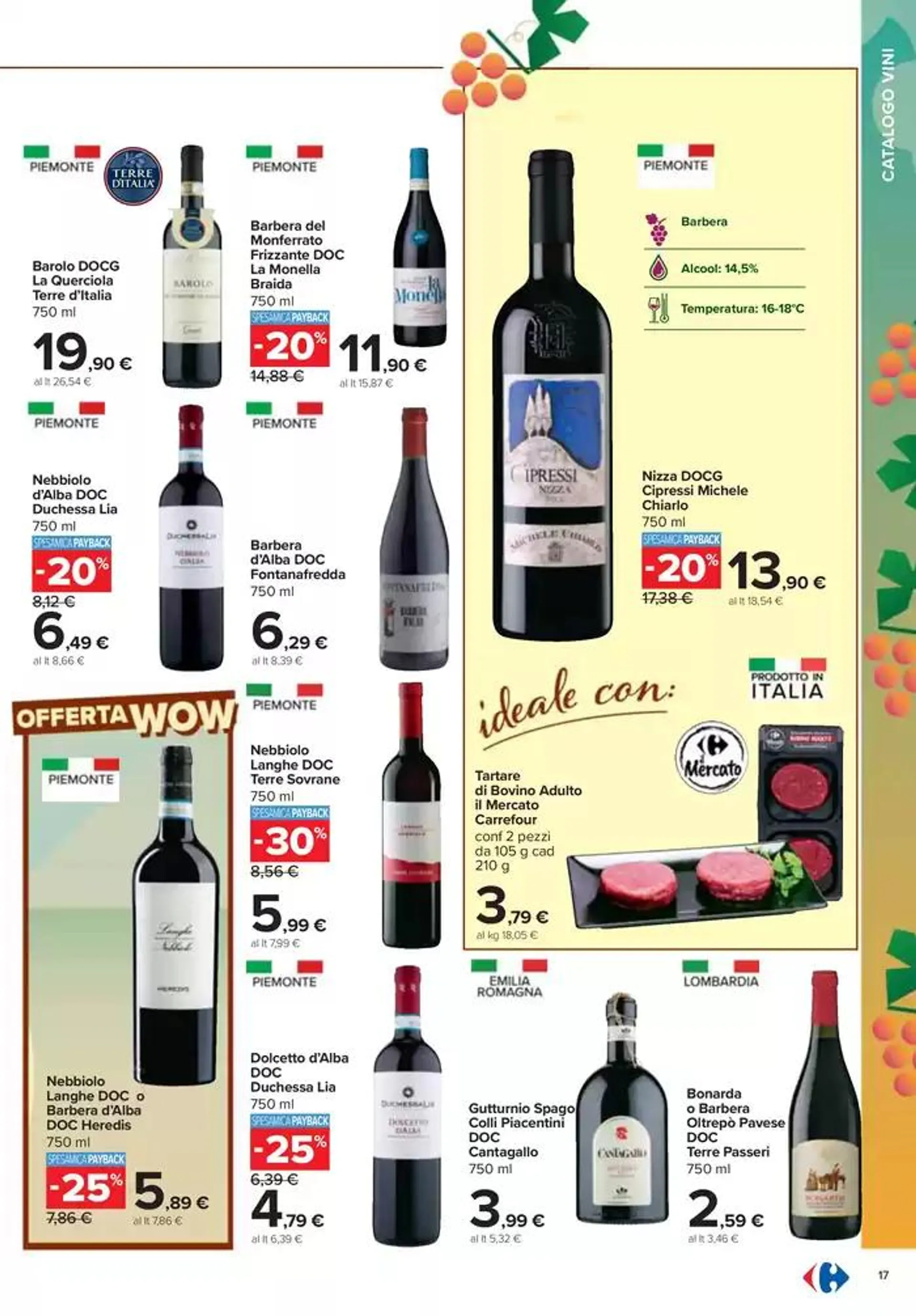 Catalogo vini da 7 ottobre a 10 novembre di 2024 - Pagina del volantino 17