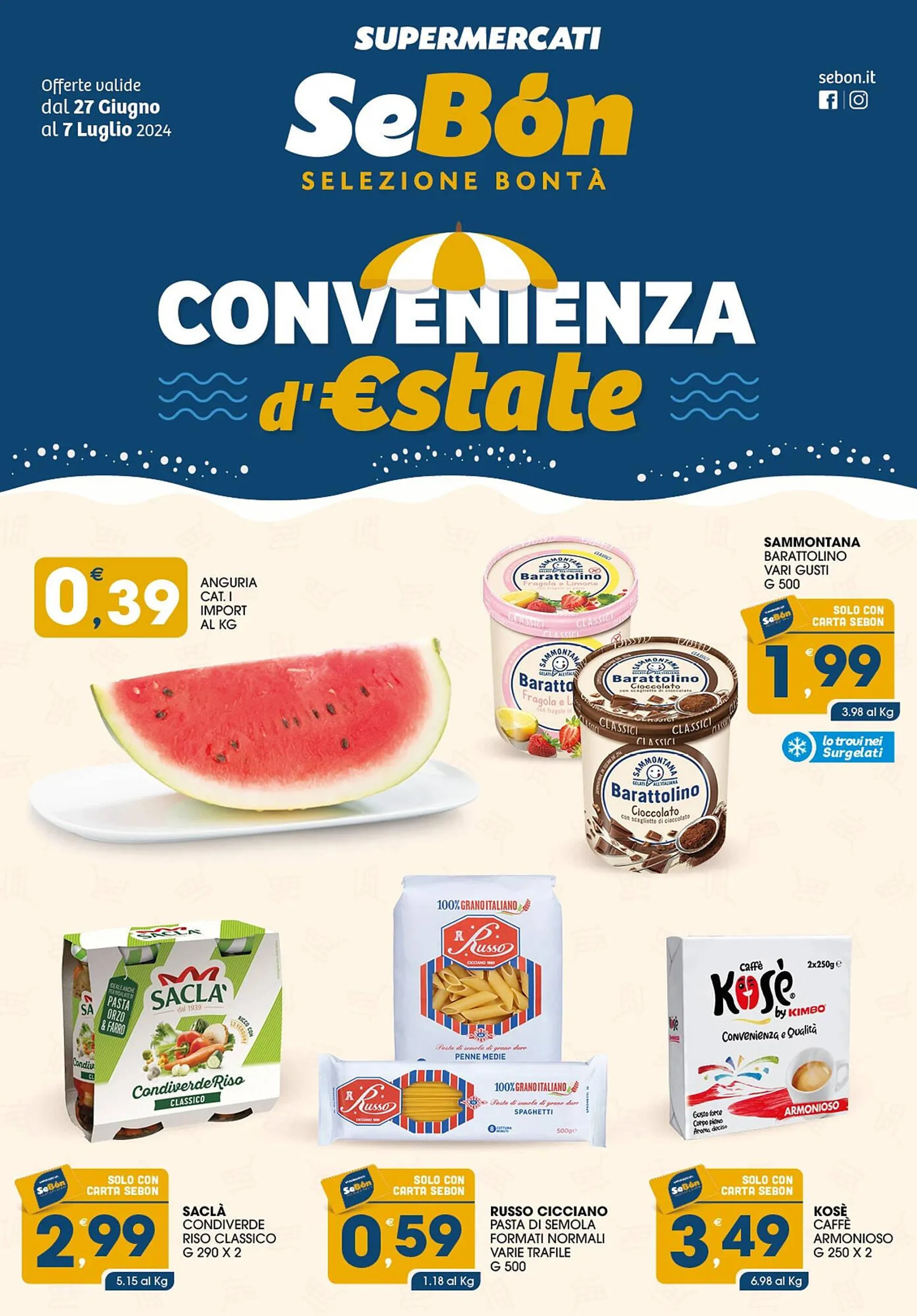 Volantino SeBón Supermercati - 1