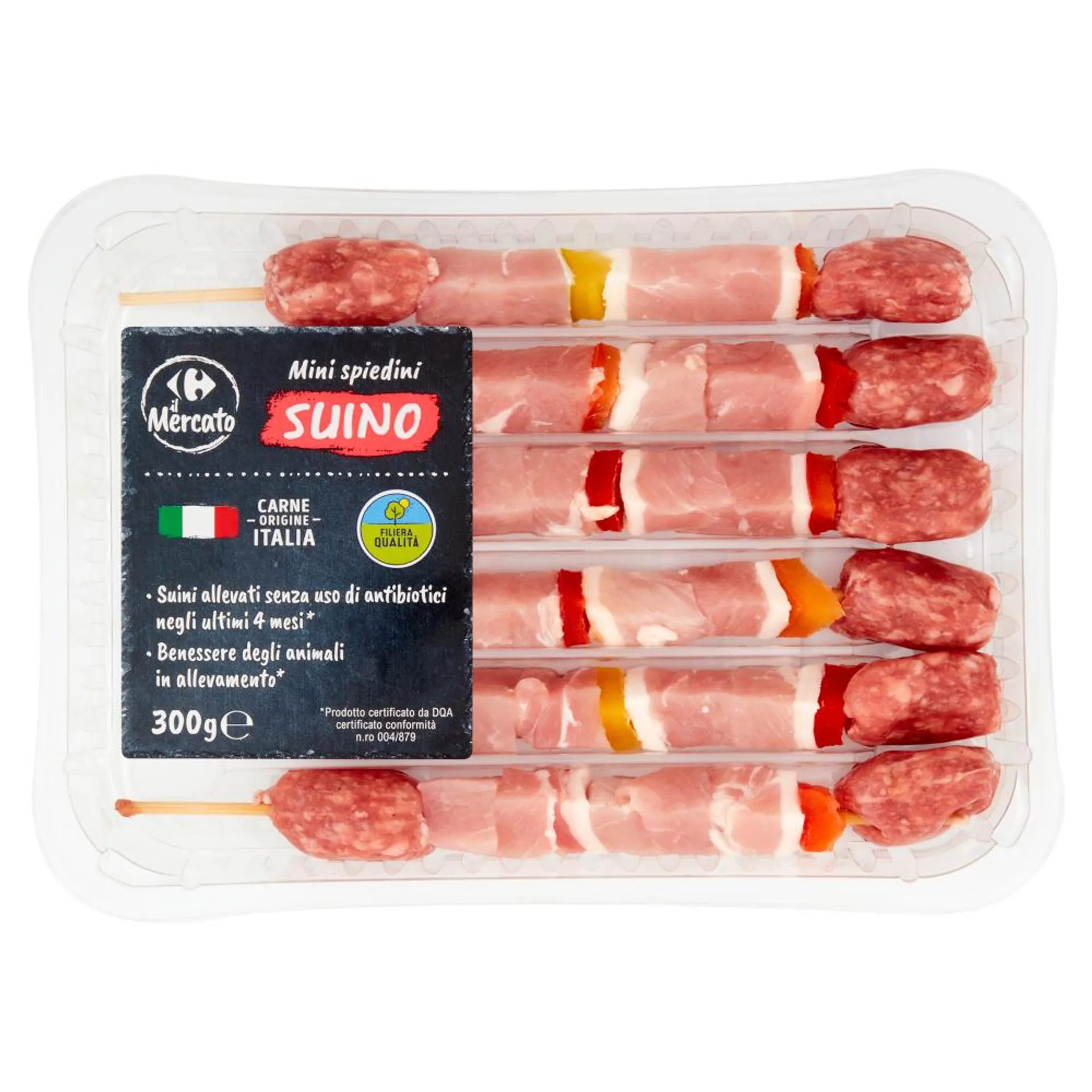 Carrefour il Mercato Mini spiedini Suino 300 g