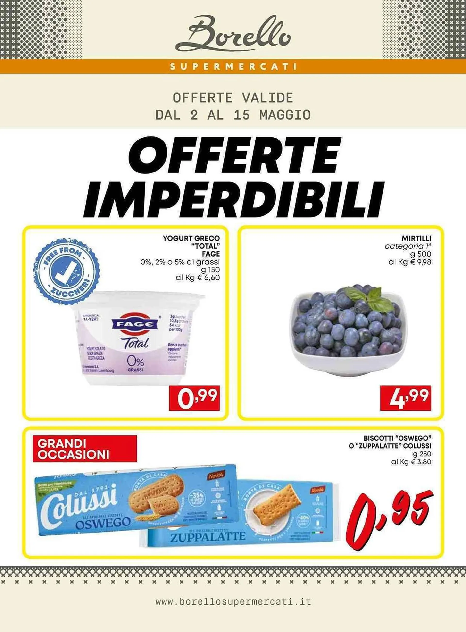 Volantino Borello Supermercati - 1