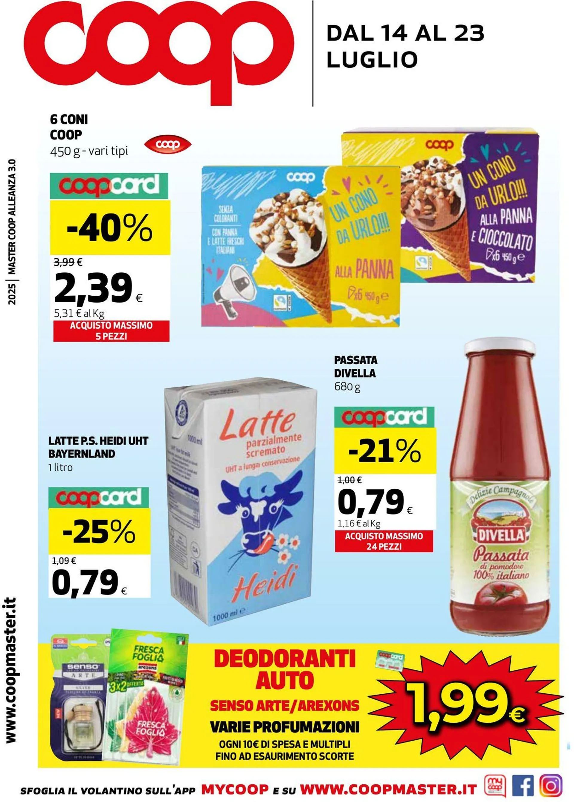Coop Volantino attuale da 14 luglio a 23 luglio di 2025 - Pagina del volantino 1
