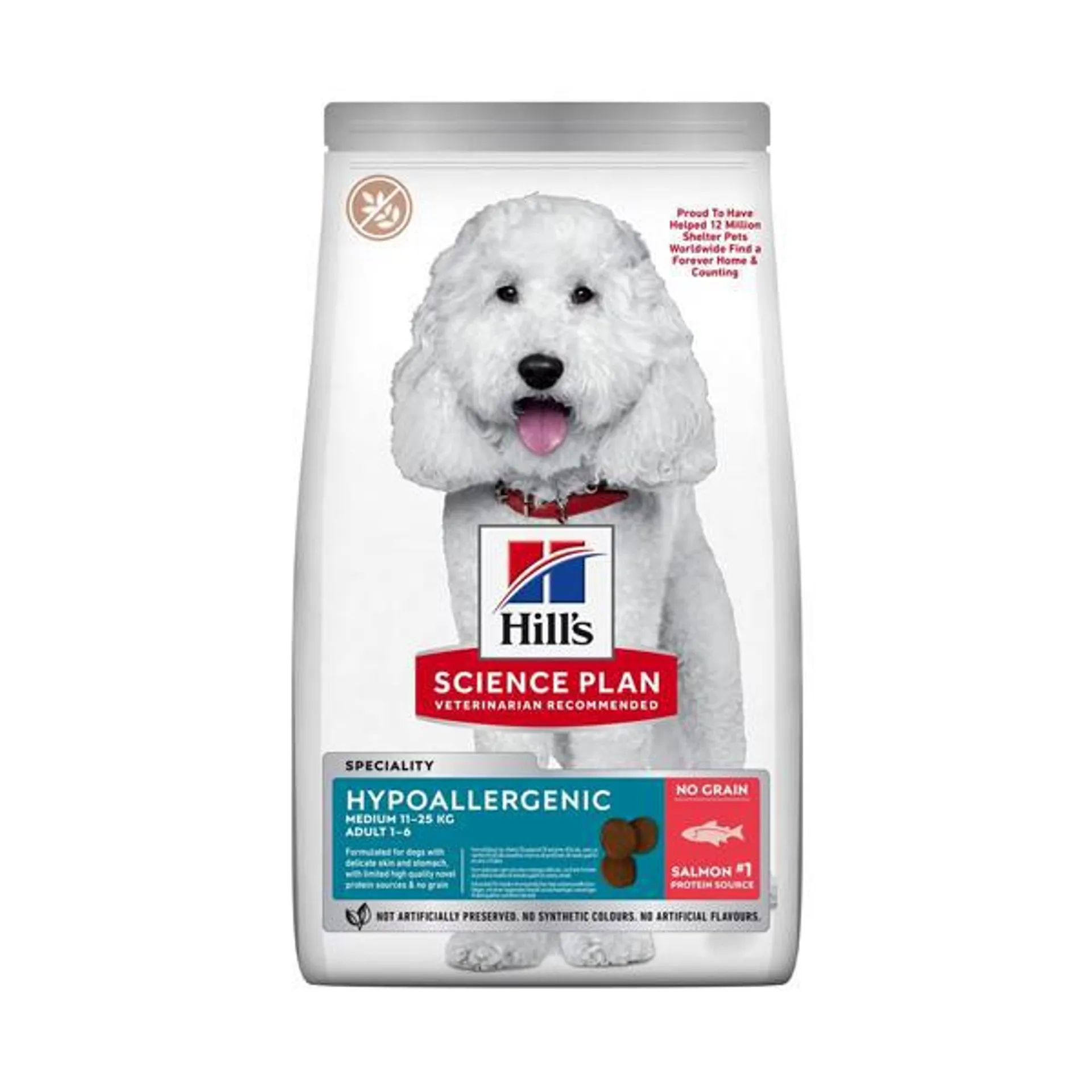 Hill’s Science Plan Hypoallergenic Adult Medium Secco Cane