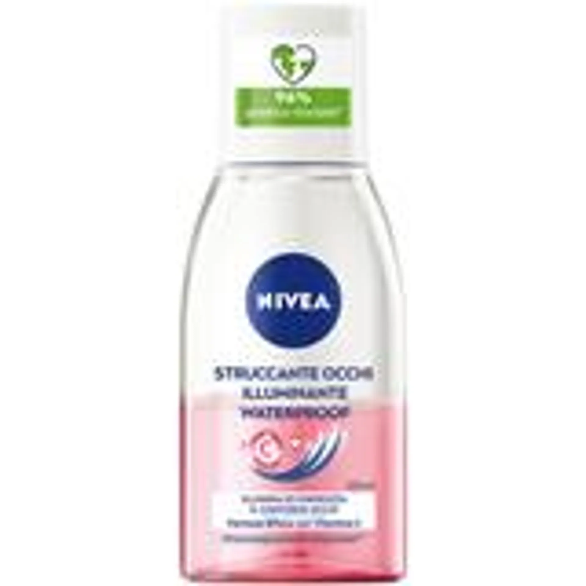 NIVEA VISO STRUCCANTE OCCHI ILLUMINANTE WATERPROOF BIFASICO ROSA 125 ML