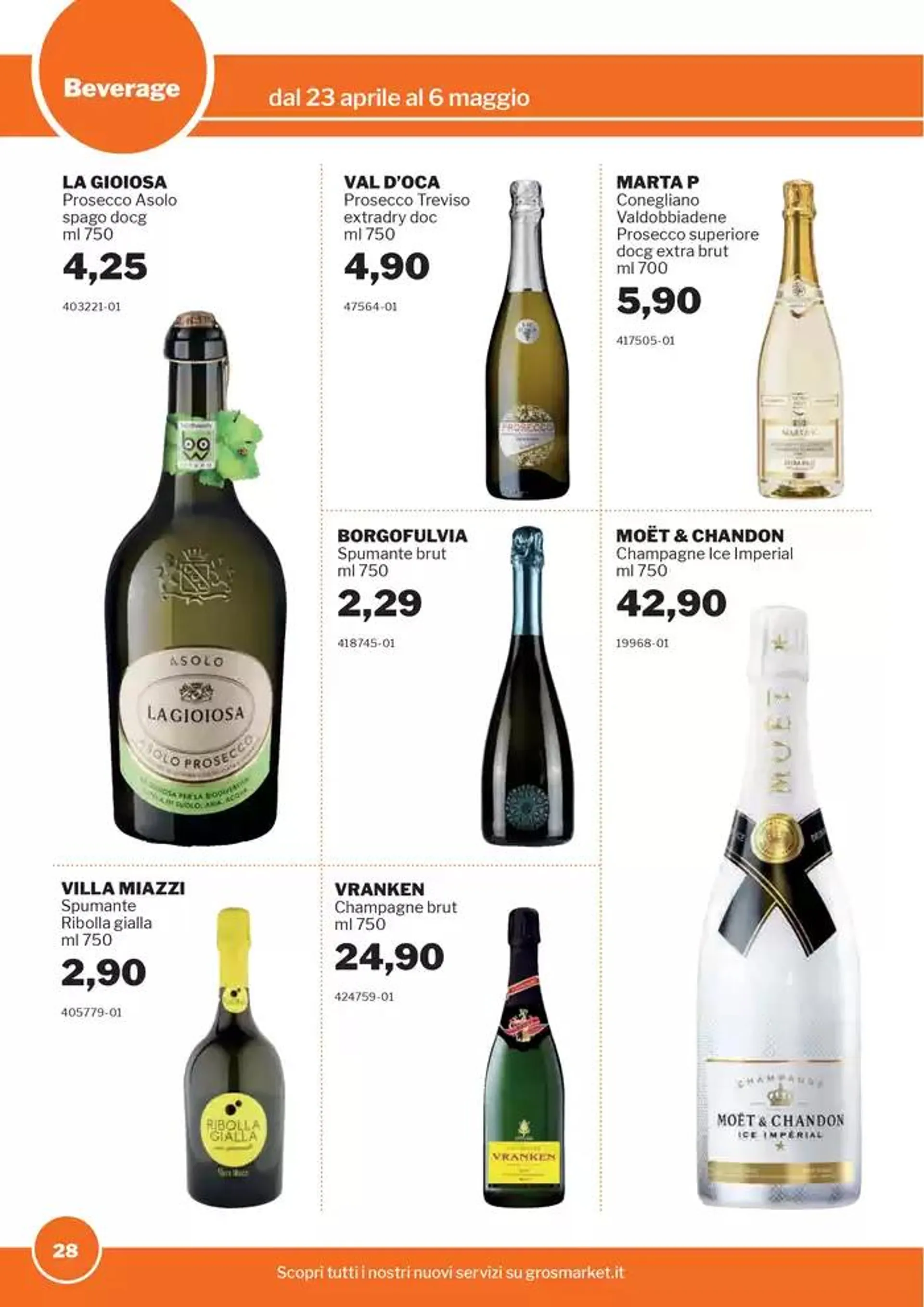 Volantino Food&Beverage da 23 aprile a 6 maggio di 2025 - Pagina del volantino 28