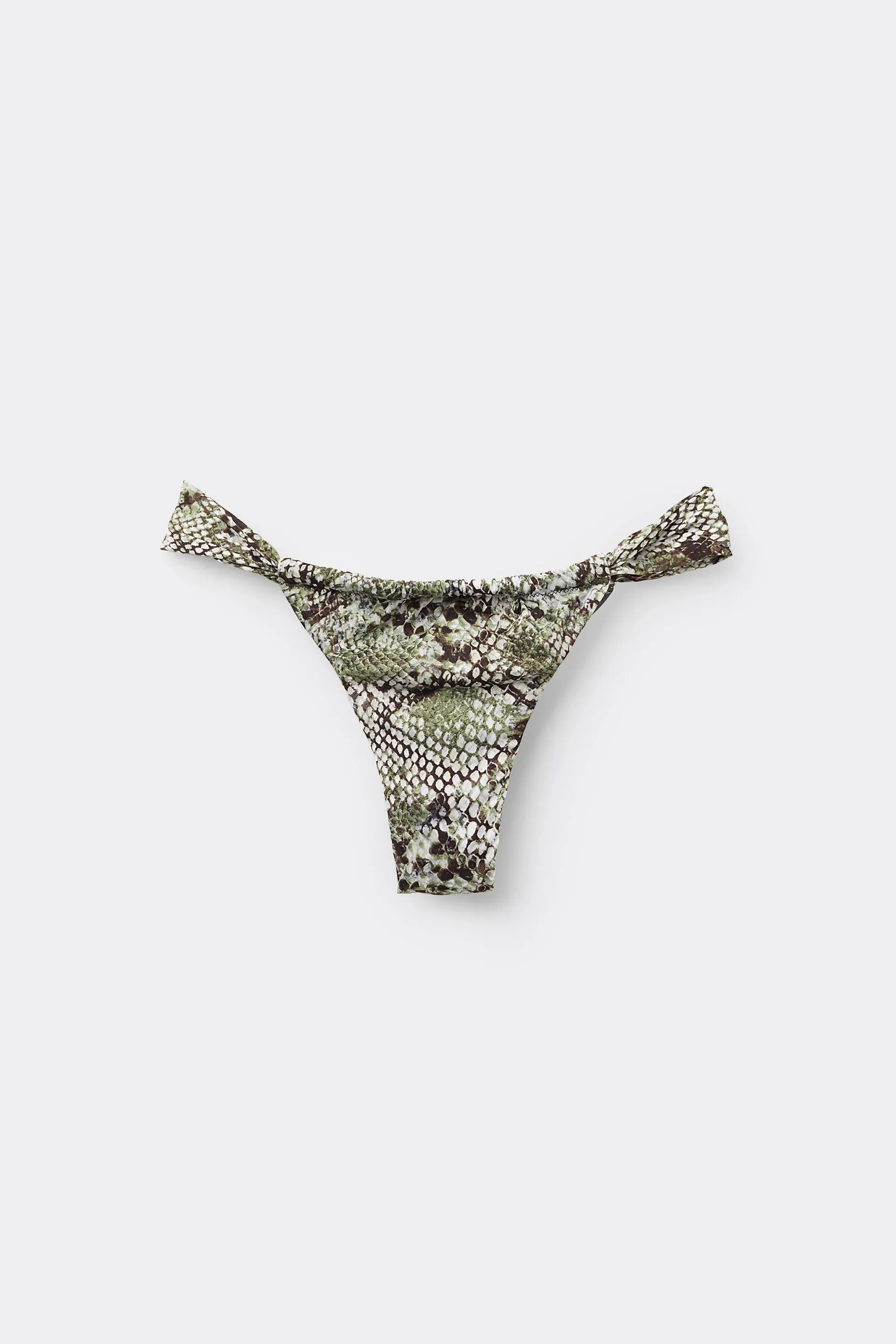 Bikini Brasiliano Fianchetti Sottili a Tanga Classic Snake