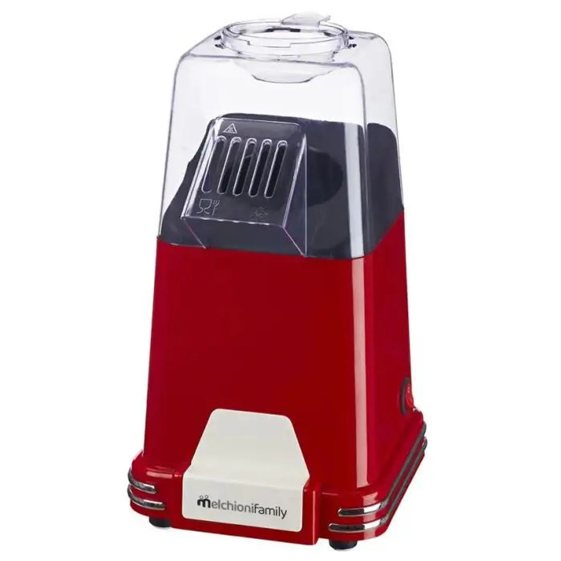 Melchioni 118370001 macchina per popcorn rosso, trasparente 0,057 l 1100 w