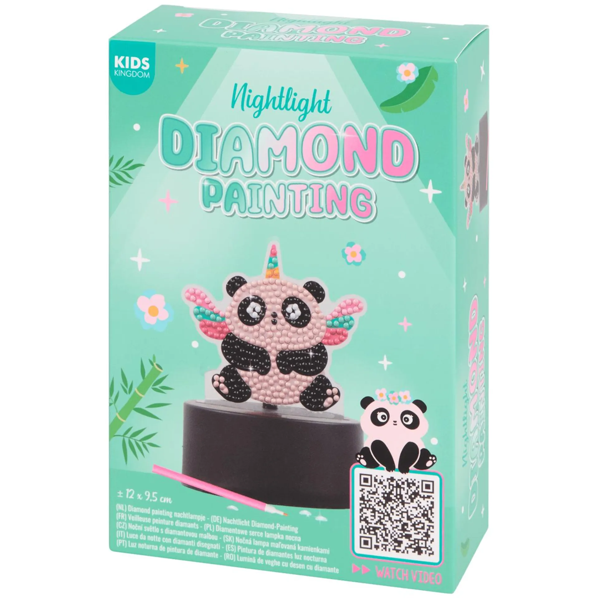 Lampada da notte in diamond painting Kids Kingdom