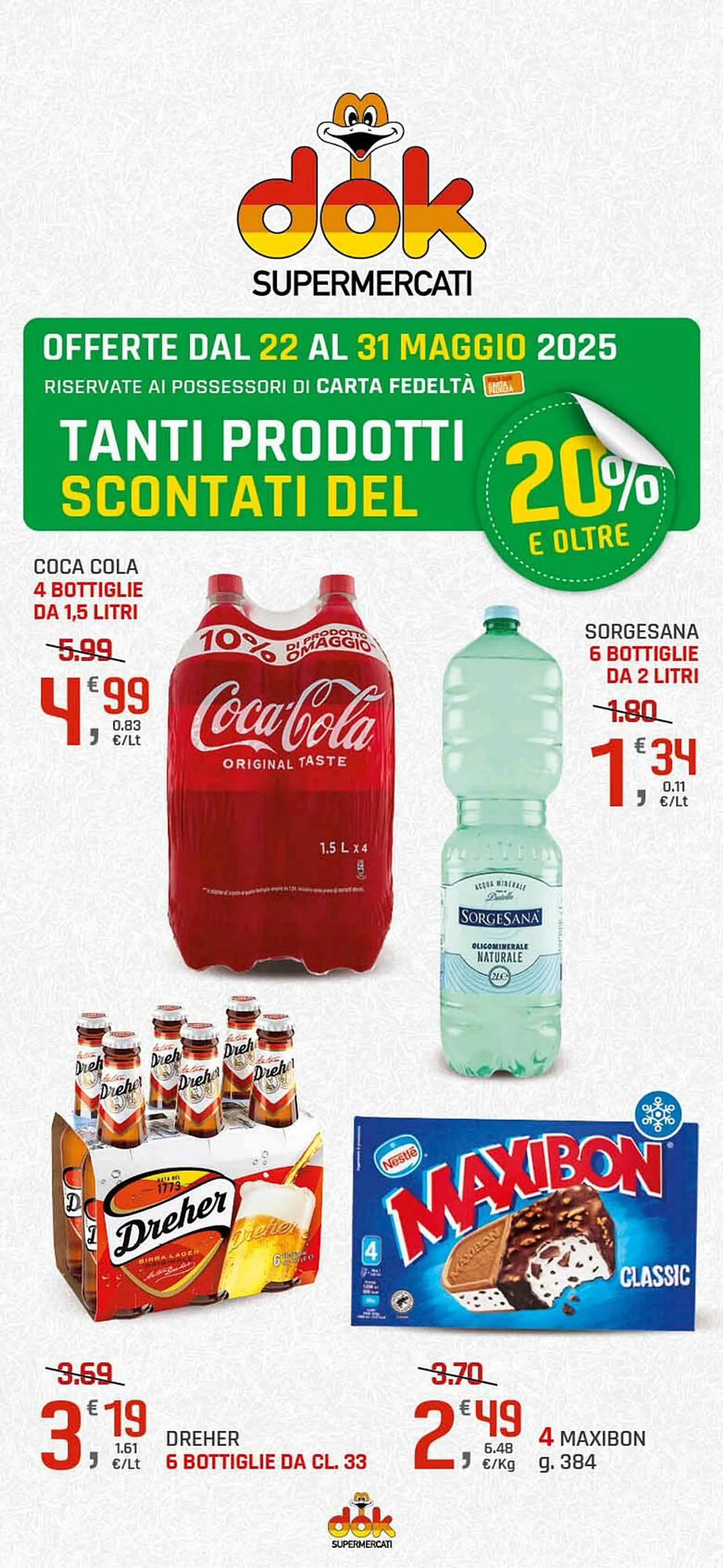 Volantino Supermercati Dok - 1
